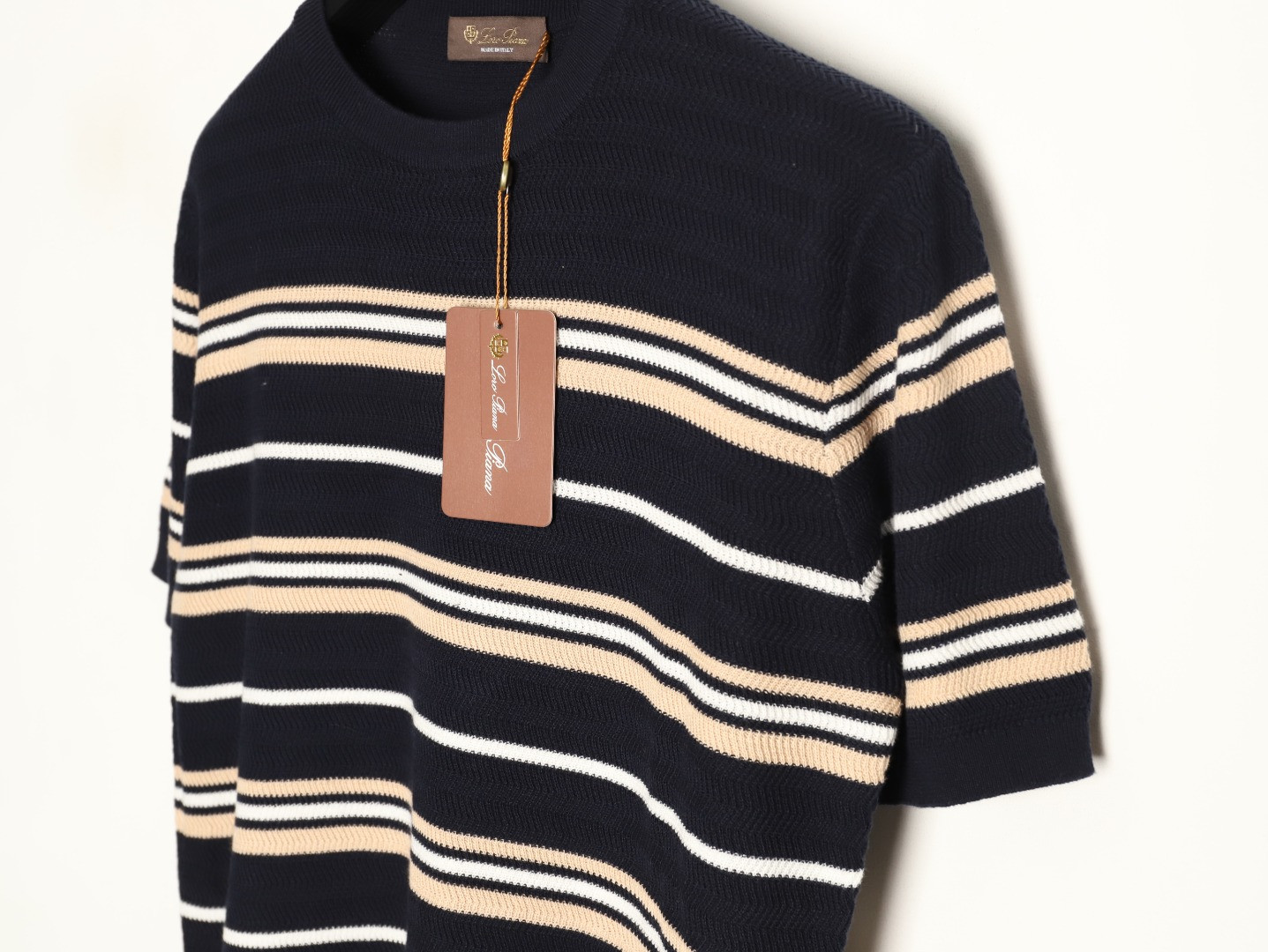 LORO PIANA Knitting Short-sleeved T-shirt