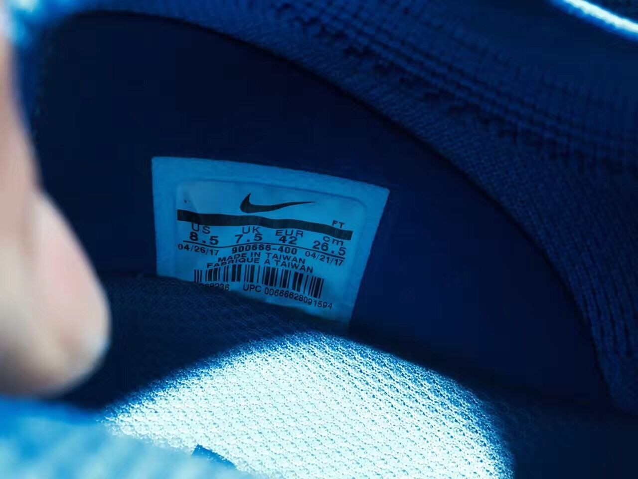 UA Nike Zoom Vaporfly Elite Blue Low