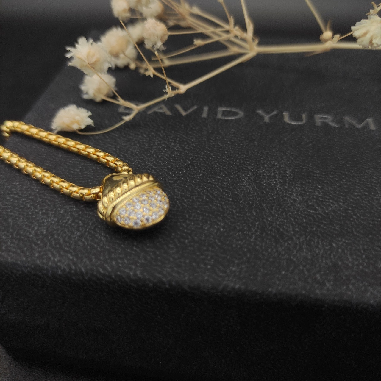 David Yurman Necklace(Chain length 50+5cm delay chain Chain thickness 3mm)