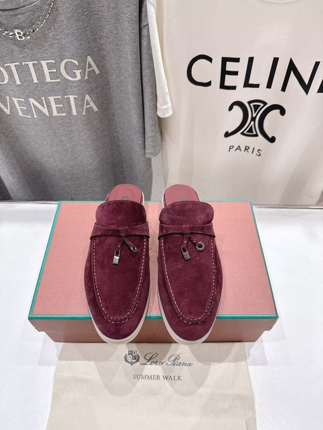UA Loro Piana Babouche Charms Walk Loafers