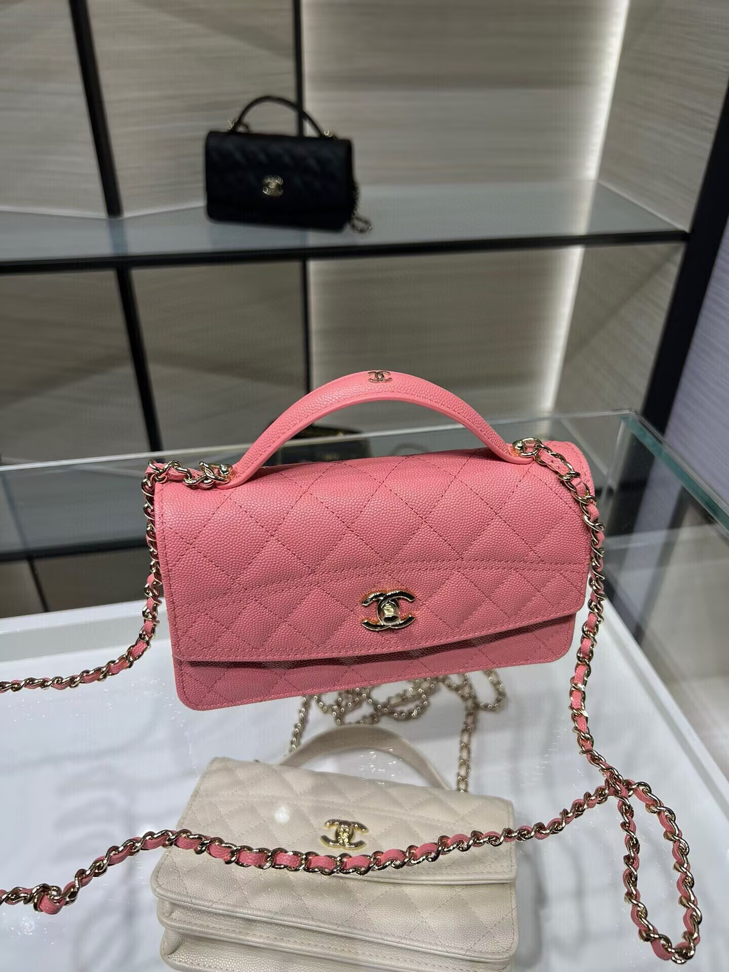 Ch**el mini coco handle bag ap4402 19x11x6cm