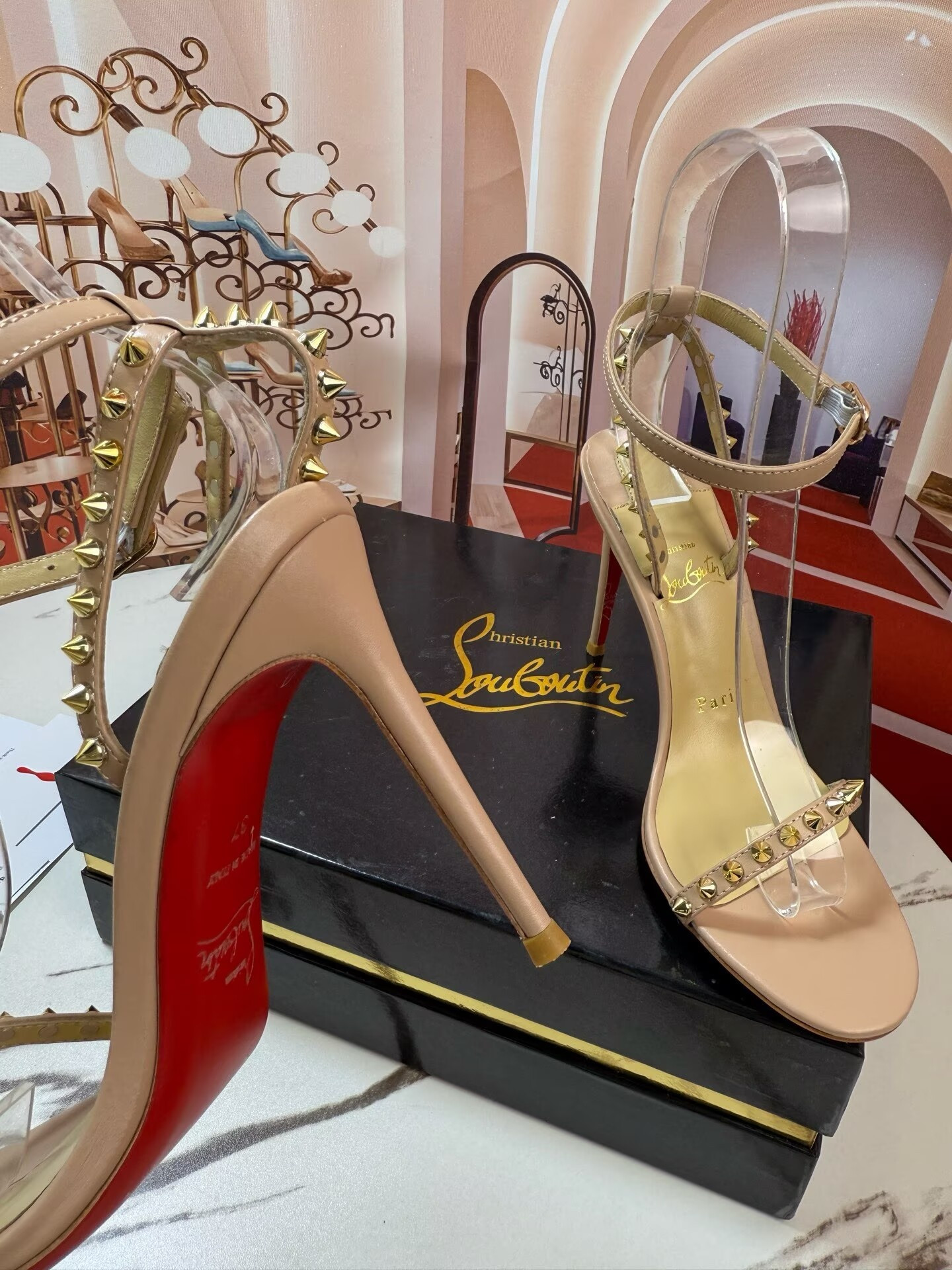 UA Christian Louboutin Galeria Sandals