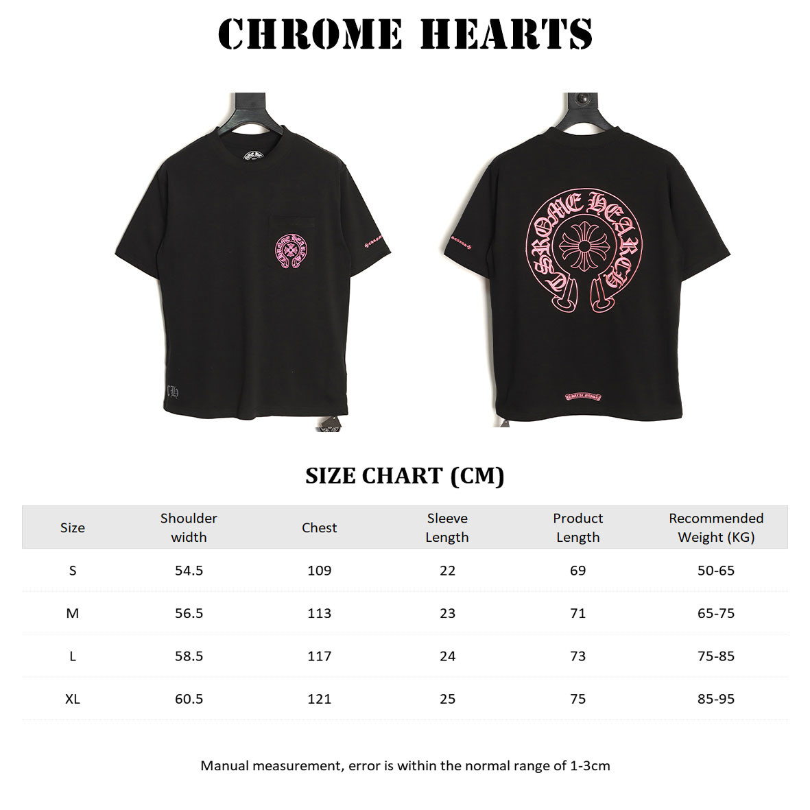 Chrome hearts Short-sleeved T-shirt