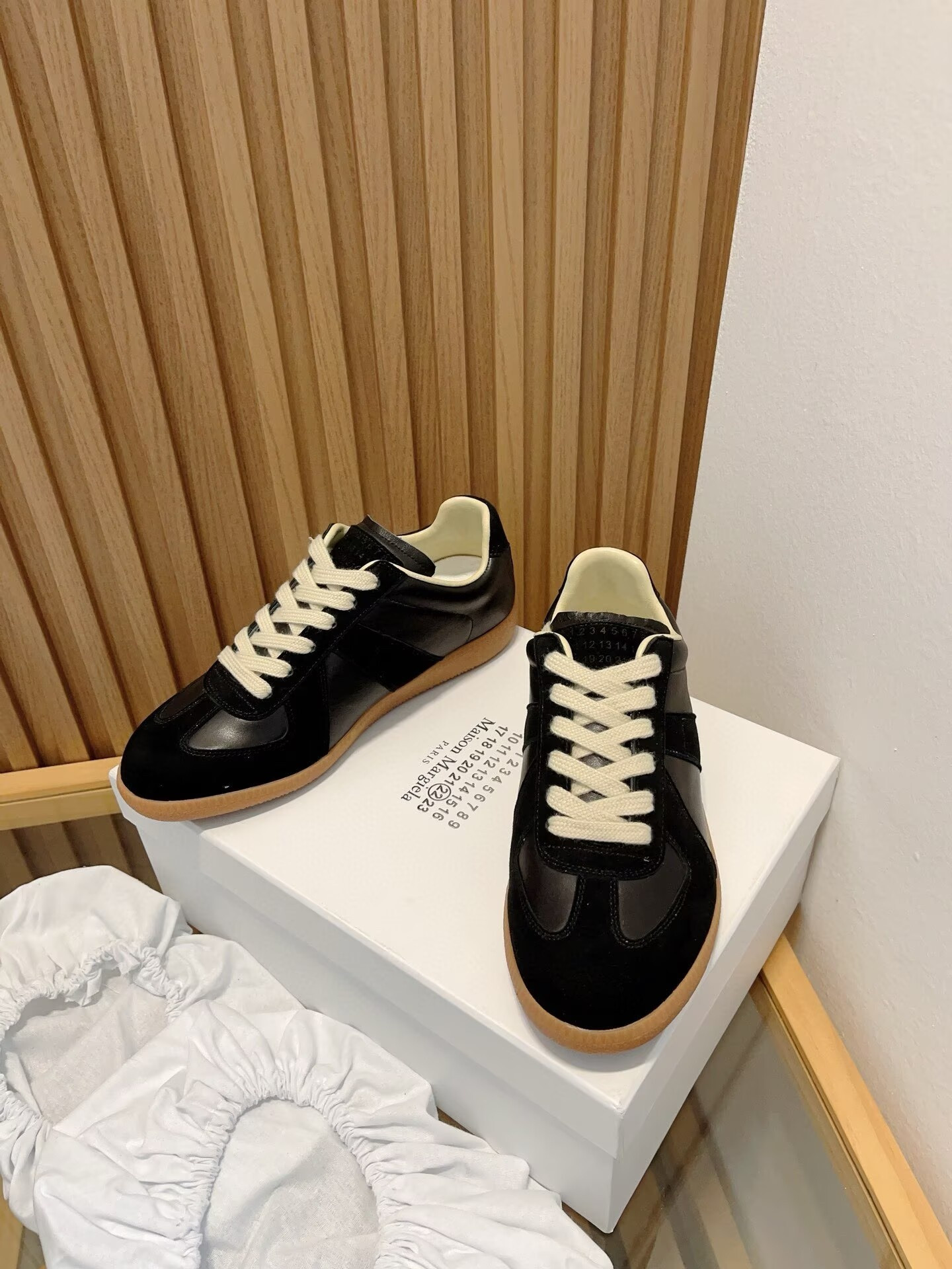 UA Maison Margiela MM6 Black Sneakers