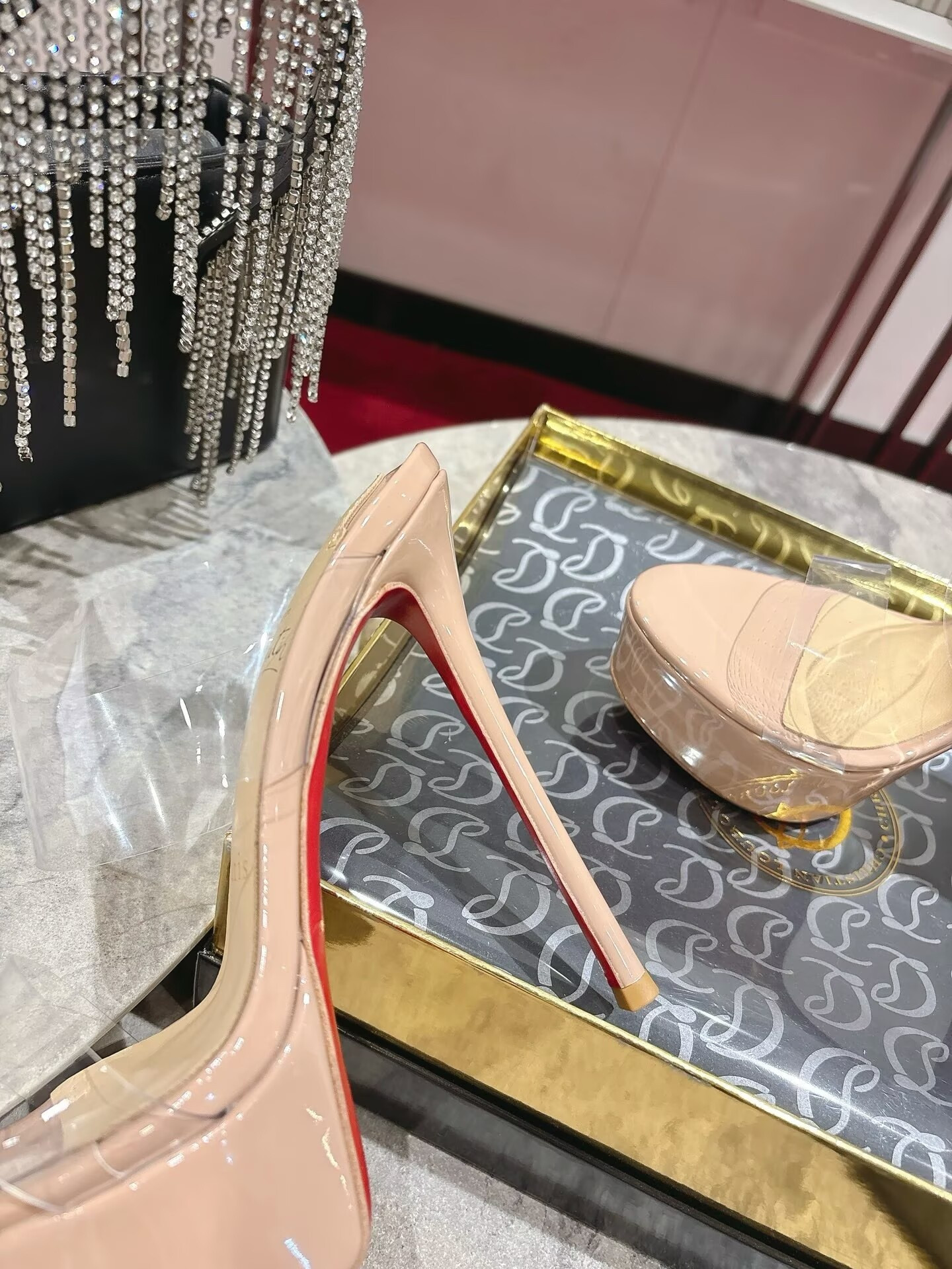 UA Christian Louboutin Just Nothing Alta 12.5cm Heel
