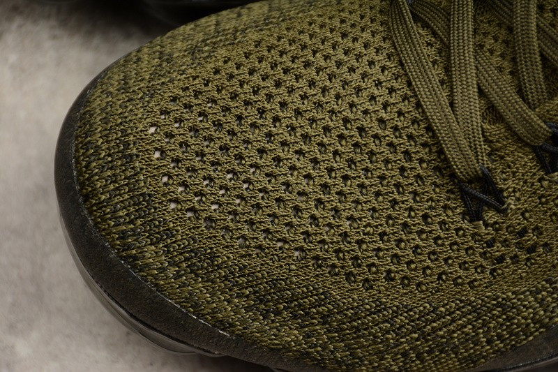 UA Nike Air Vapormax Flyknit Cargo Khaki Black-Medium Olvie Shoes