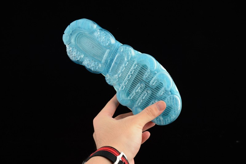 UA Nike Air Vapormax Flyknit Glacier Blue White Shoes