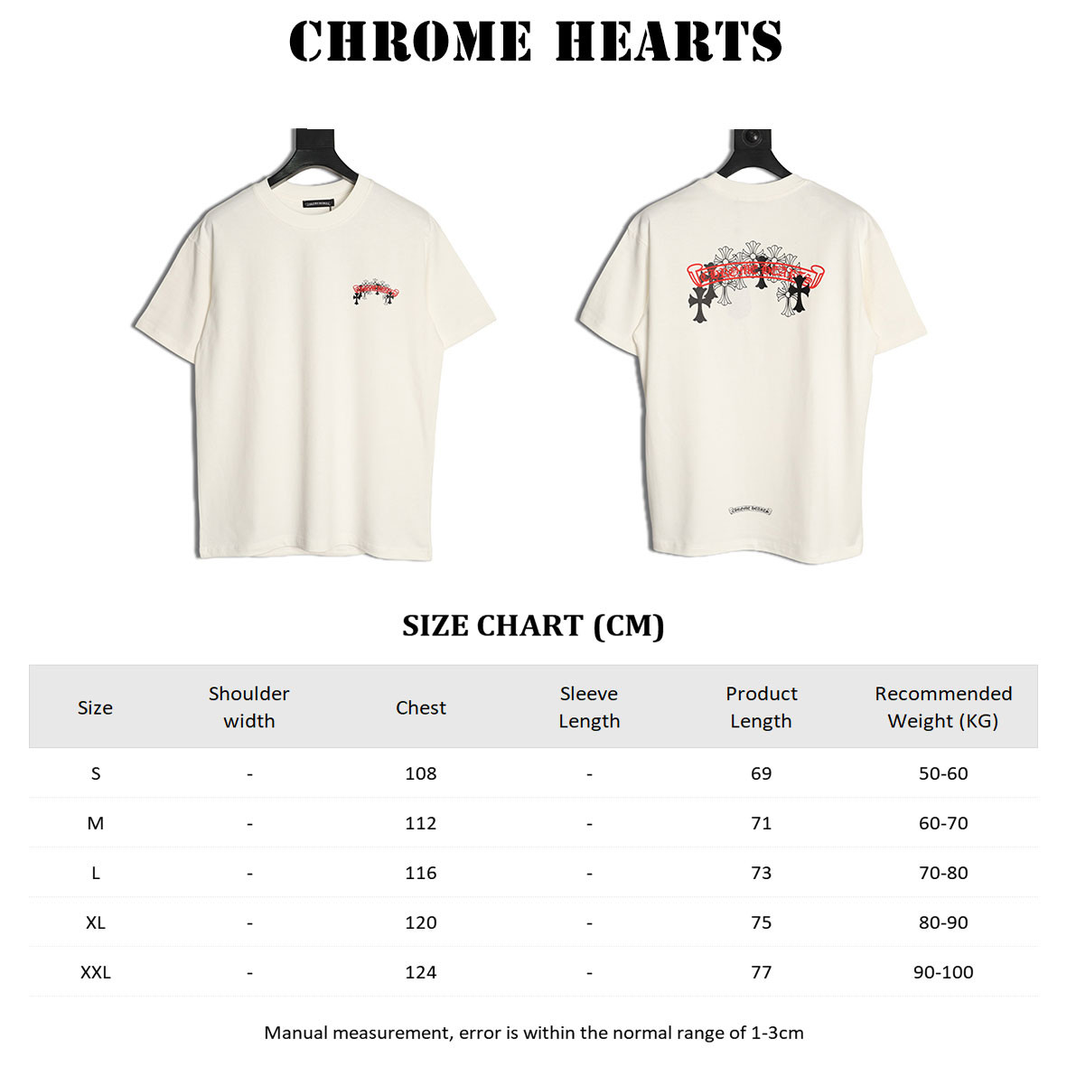 Chrome Hearts Short-sleeved T-shirt