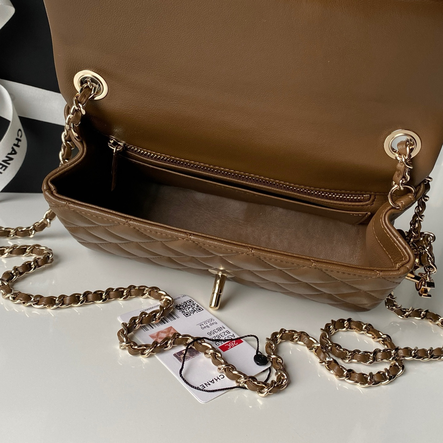 Ch**el classic flap handbag cf as5759 20x13x7cm
