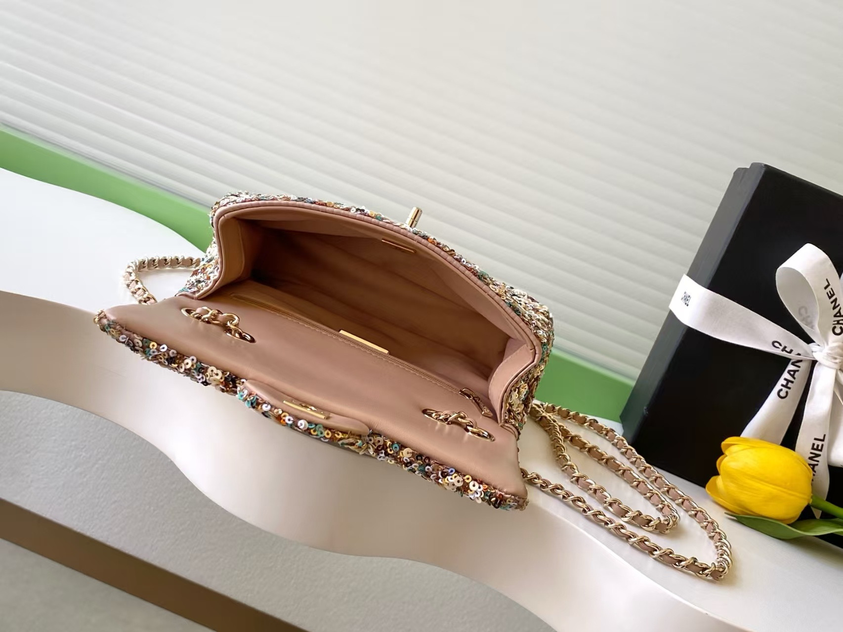 Ch**el Evening Bag  13x21x8cm