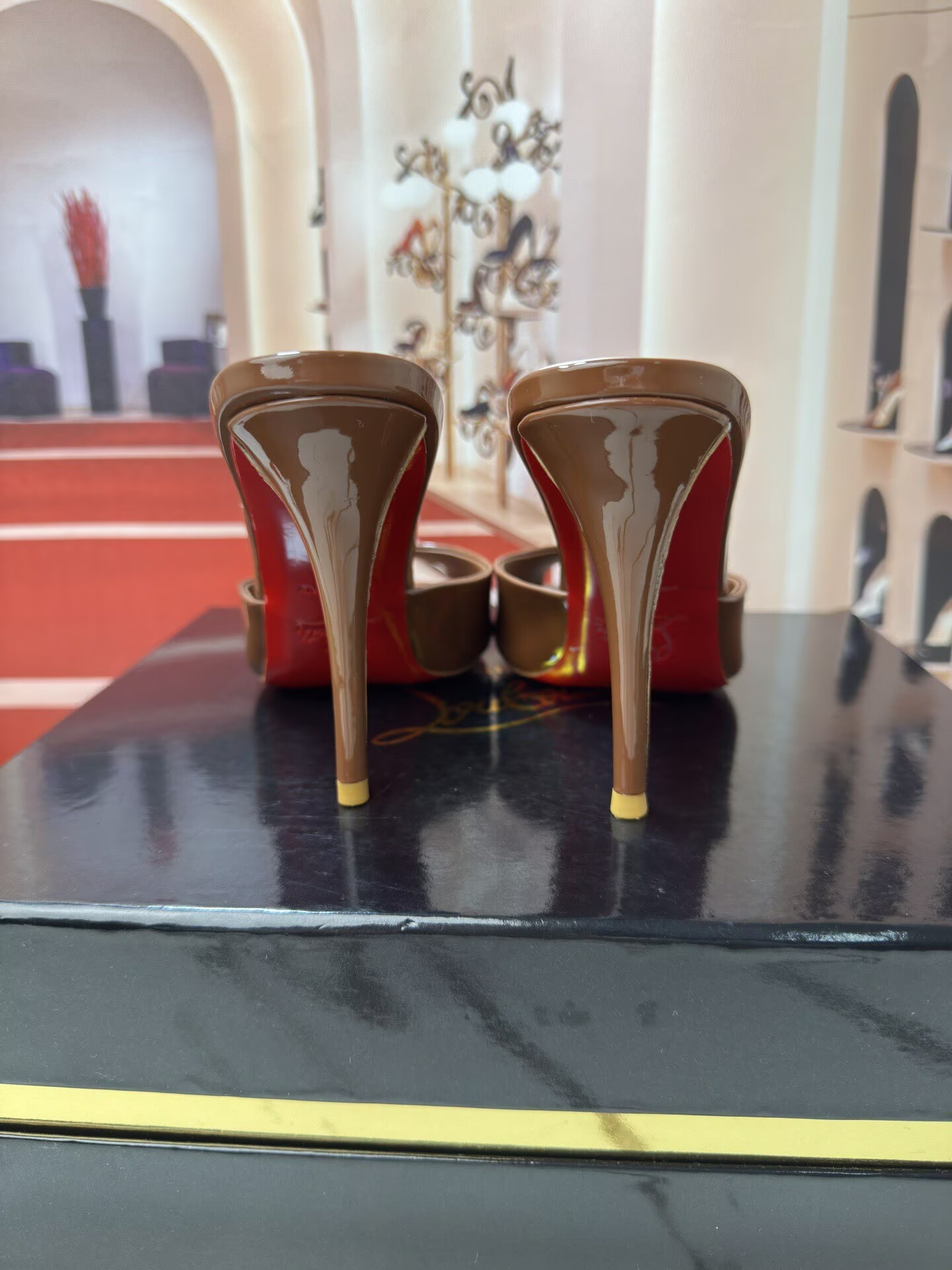UA Christian Louboutin Me Dolly Mules 10cm Heel