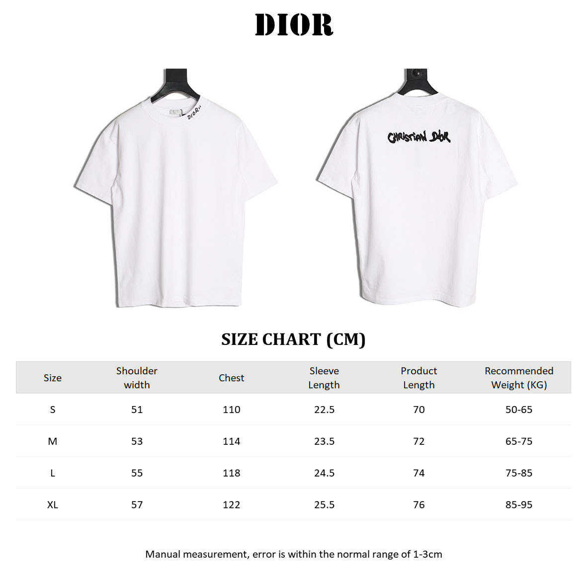DIOR Short-sleeved T-shirt