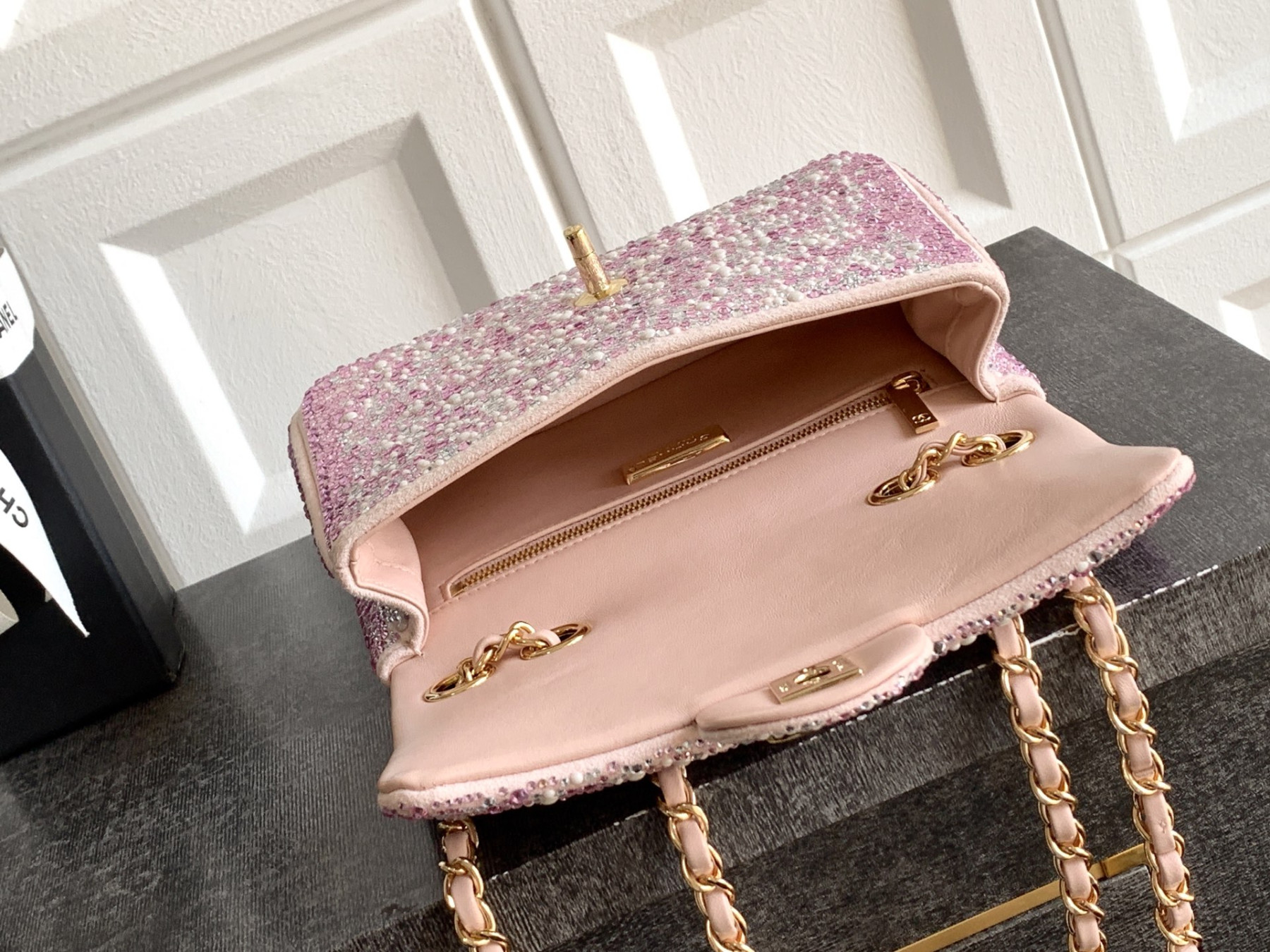 Ch**el evening bag as4297 13x21x8cm