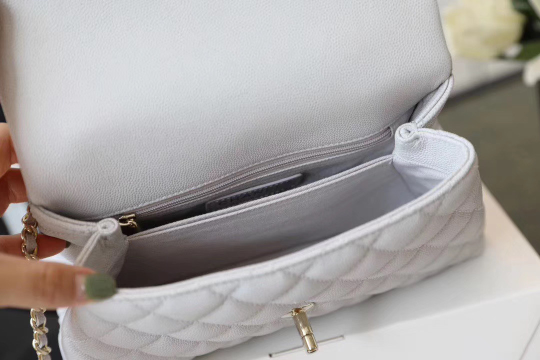 Ch**el Small coco handle bag