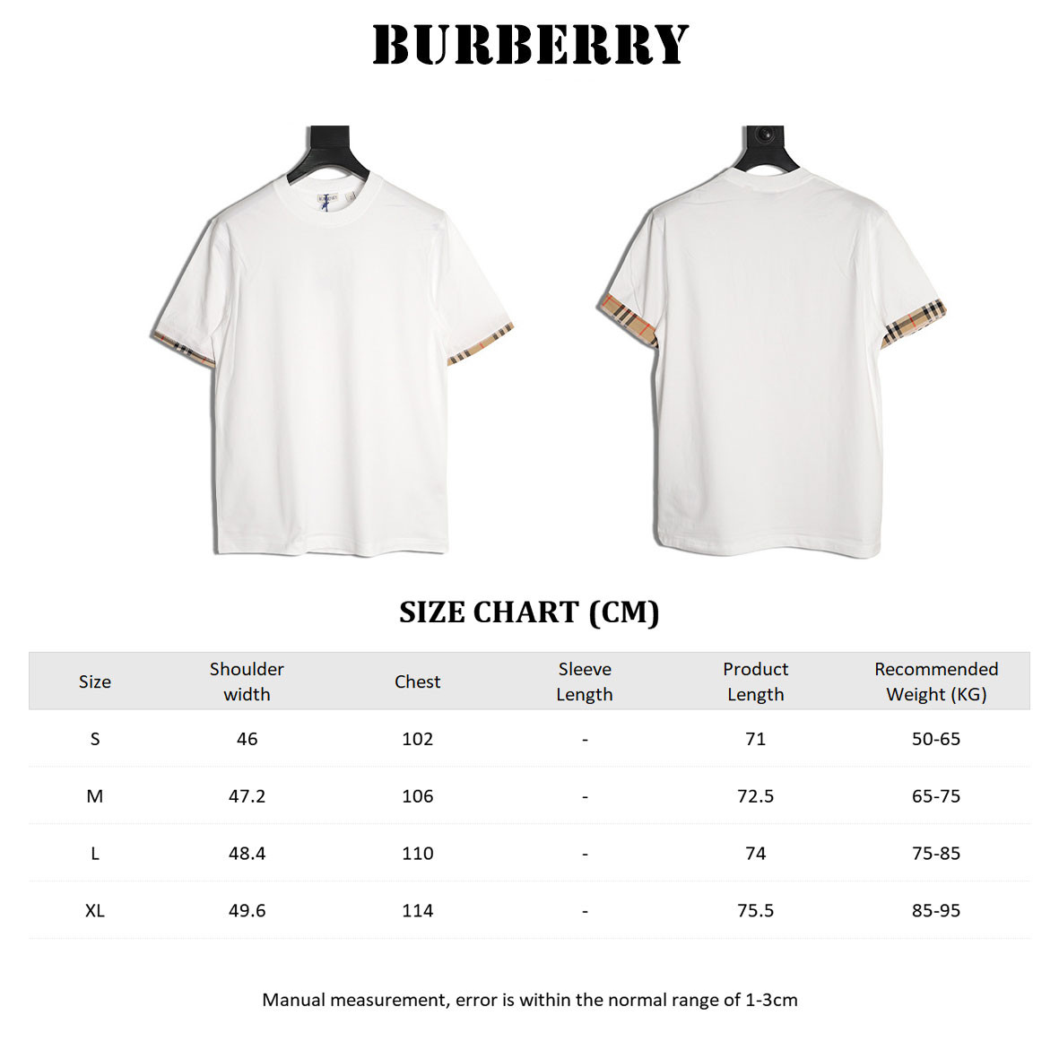 BURBERRY BBR Short-sleeved T-shirt