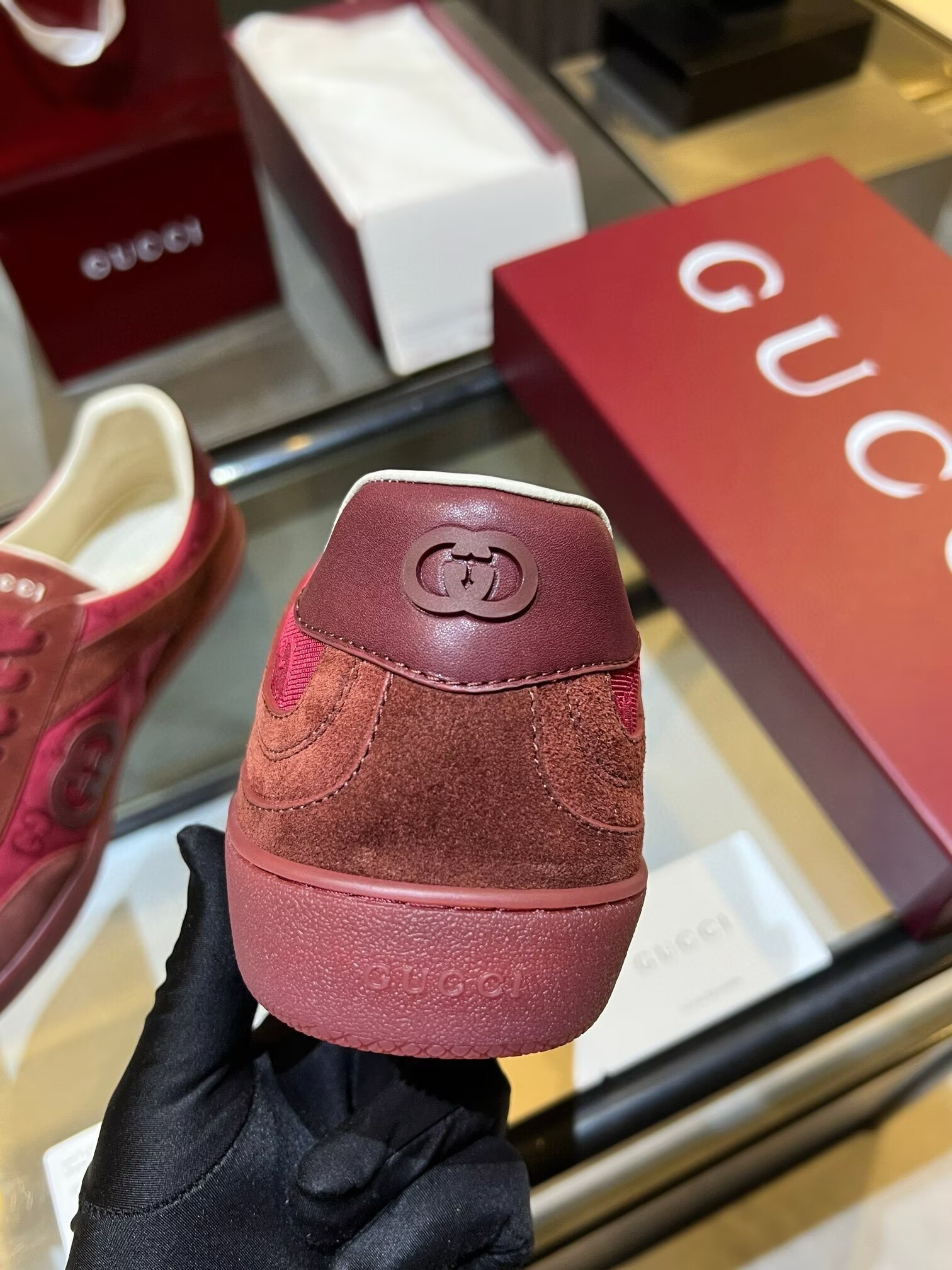 UA Gucci G75 Sneaker Rosso Ancora