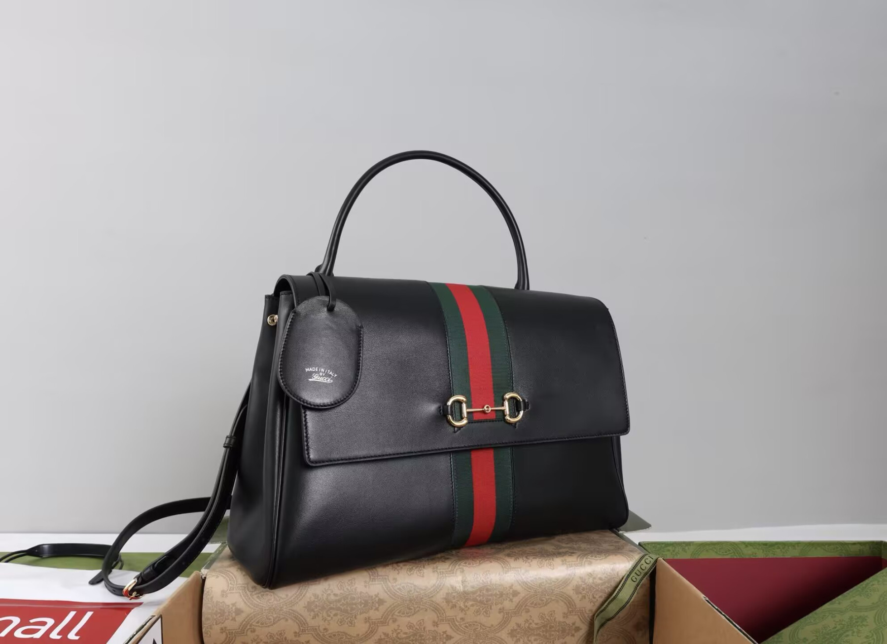 Gucci Horsebit Bag 37x29x13cm