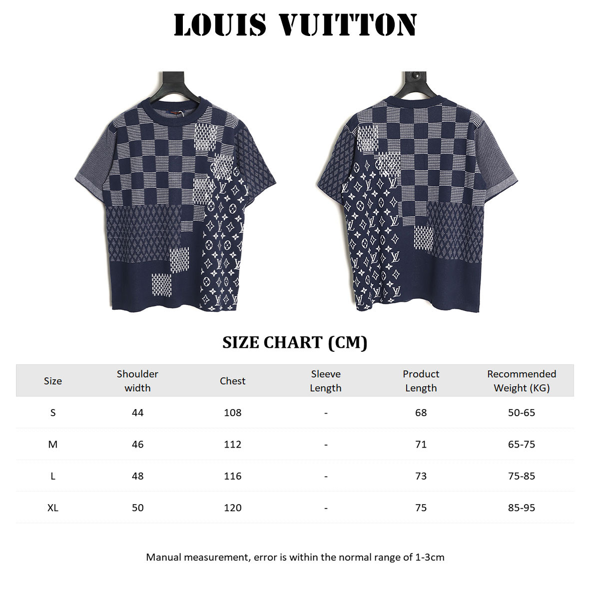 Louis Vuitton 26ss Knitting Short-sleeved T-shirt