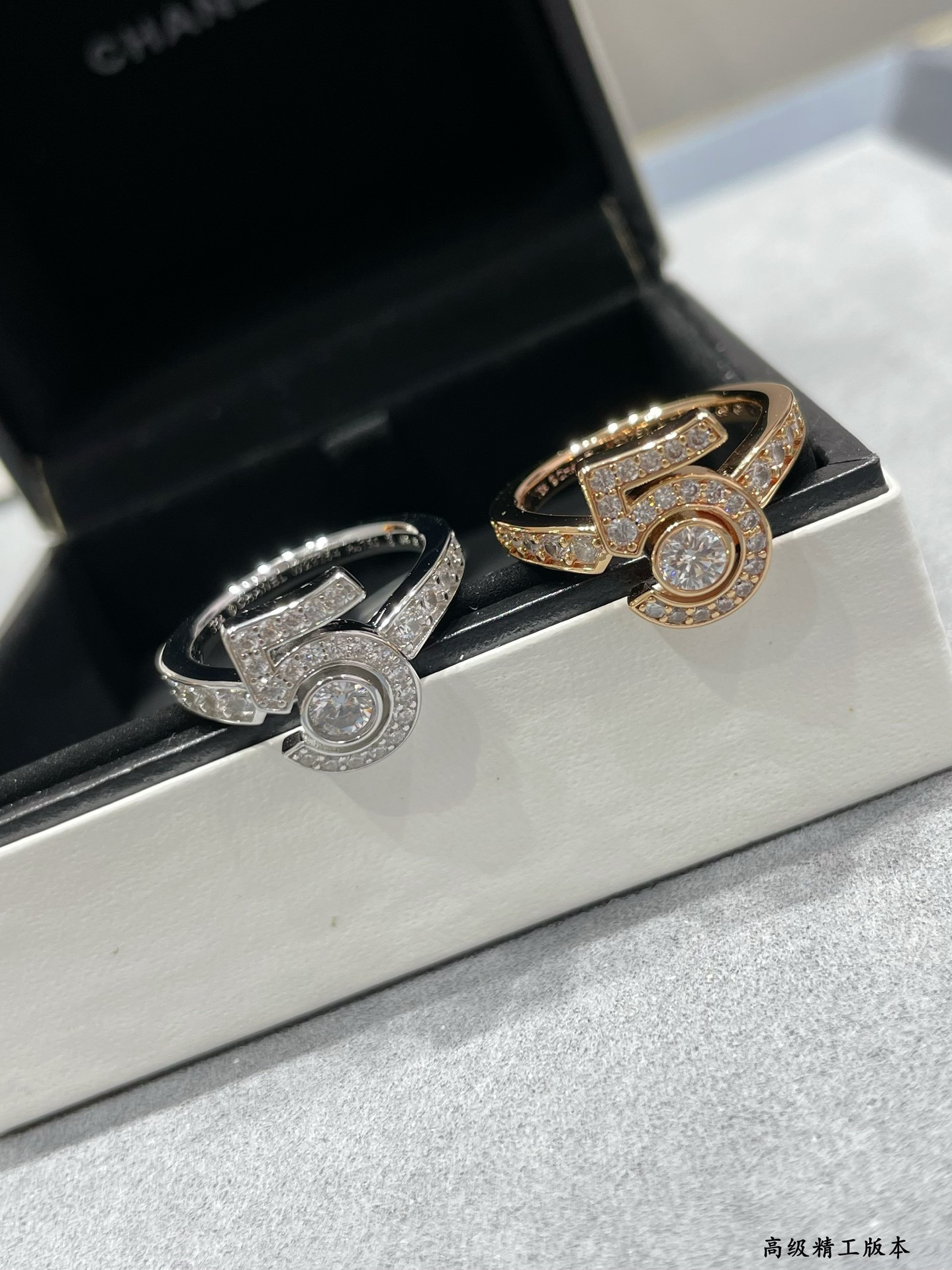 Ch**el 5-word full D1am0nd Ring