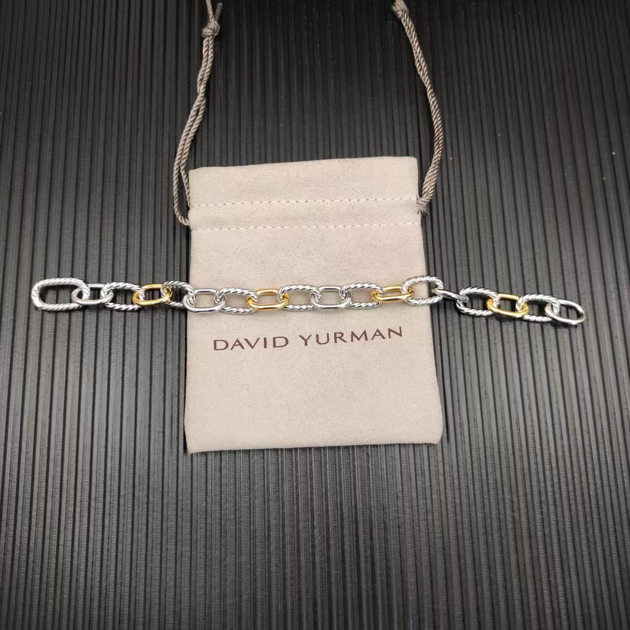 David Yurman 8.5mm Buttonhole Bracelet(Chain length 21cm)