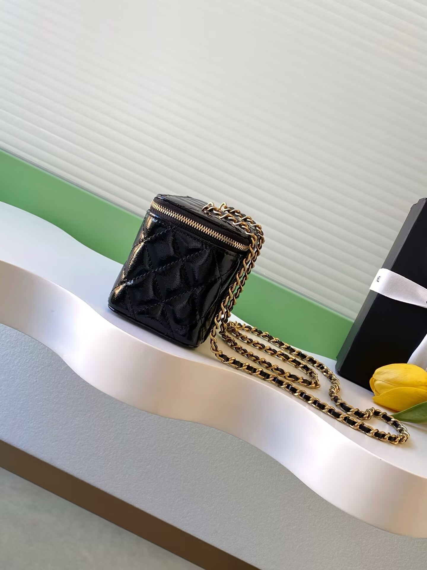 Ch**el Vanity With Chain 9.5x17x8cm