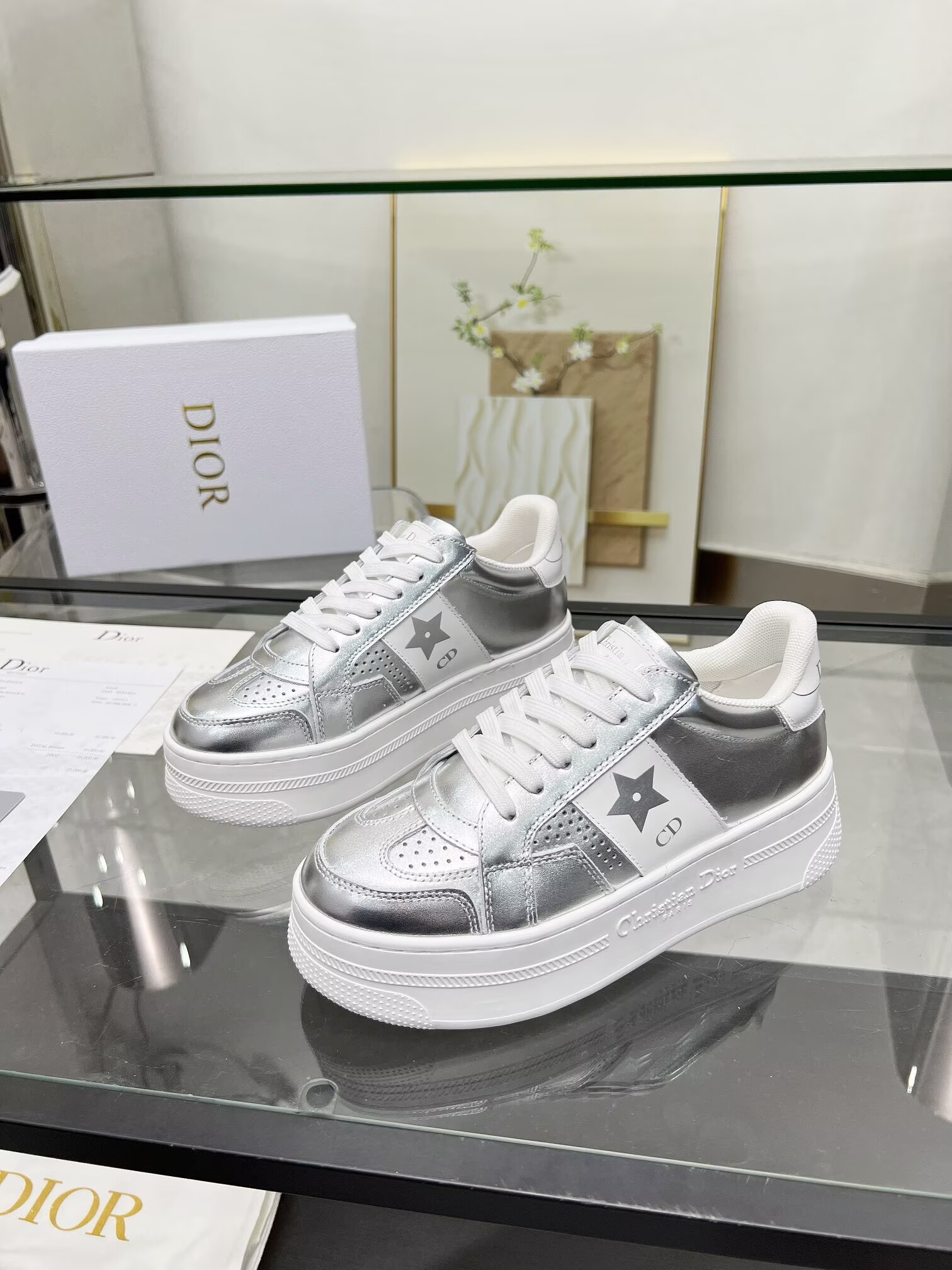 UA Dior Star Platform Sneaker