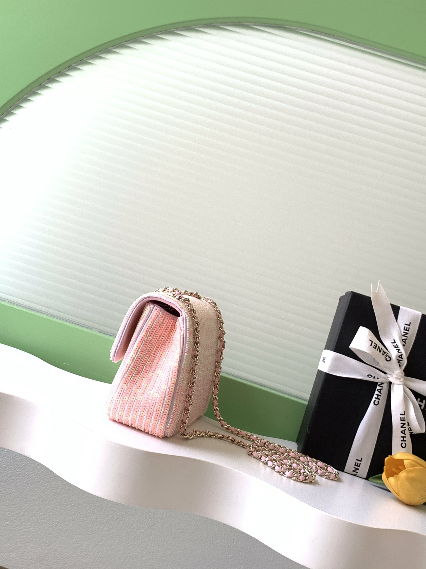 Ch**el flap bag 21x14x8cm