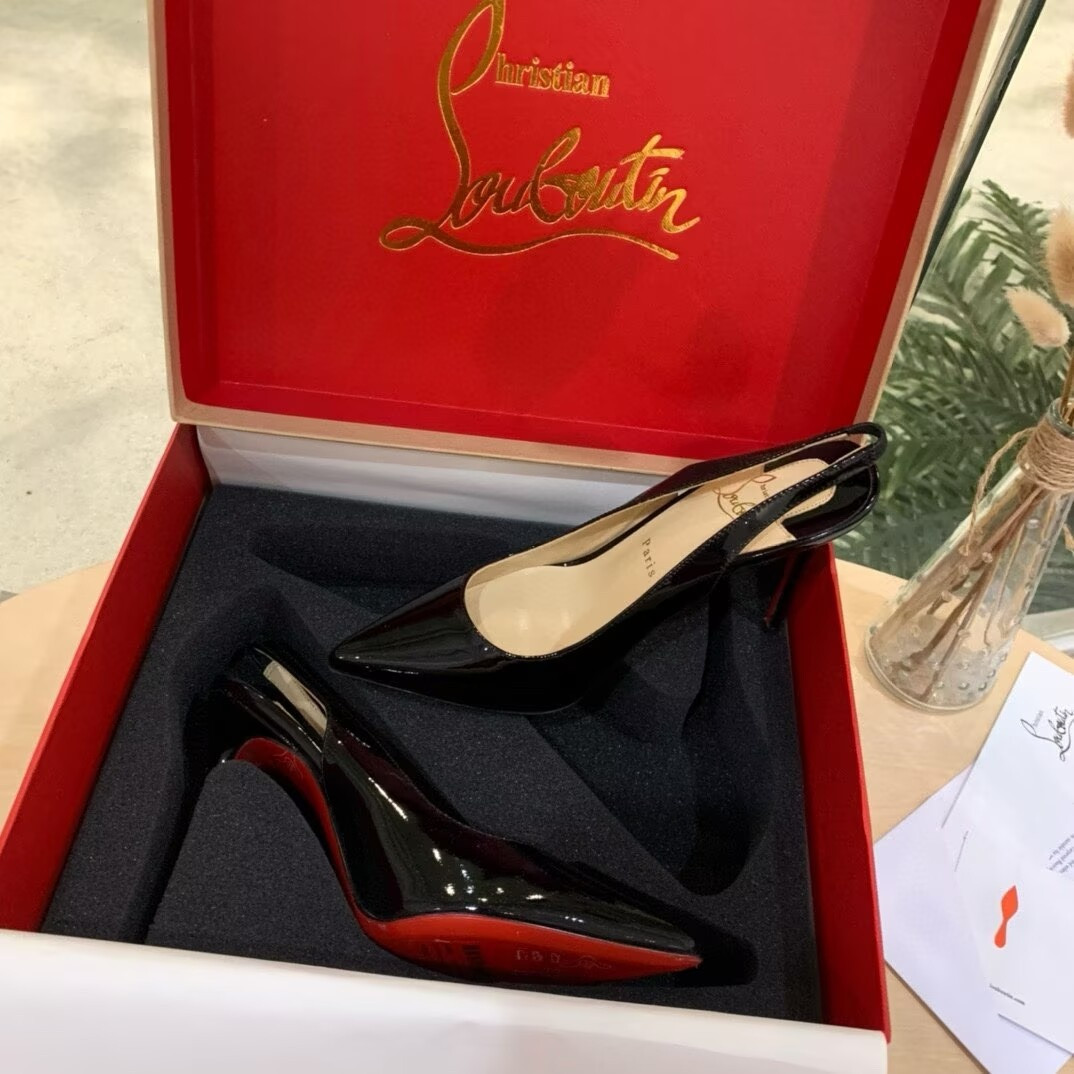 UA Christian Louboutin Kate Sling 100 mm Slingback Pumps(Customized, no exchange no return, about 15 days)