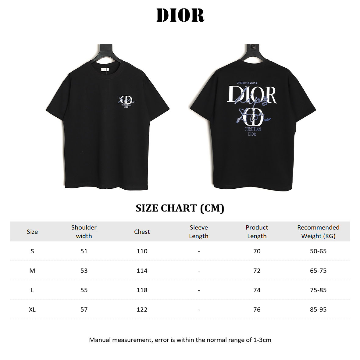DIOR Short-sleeved T-shirt