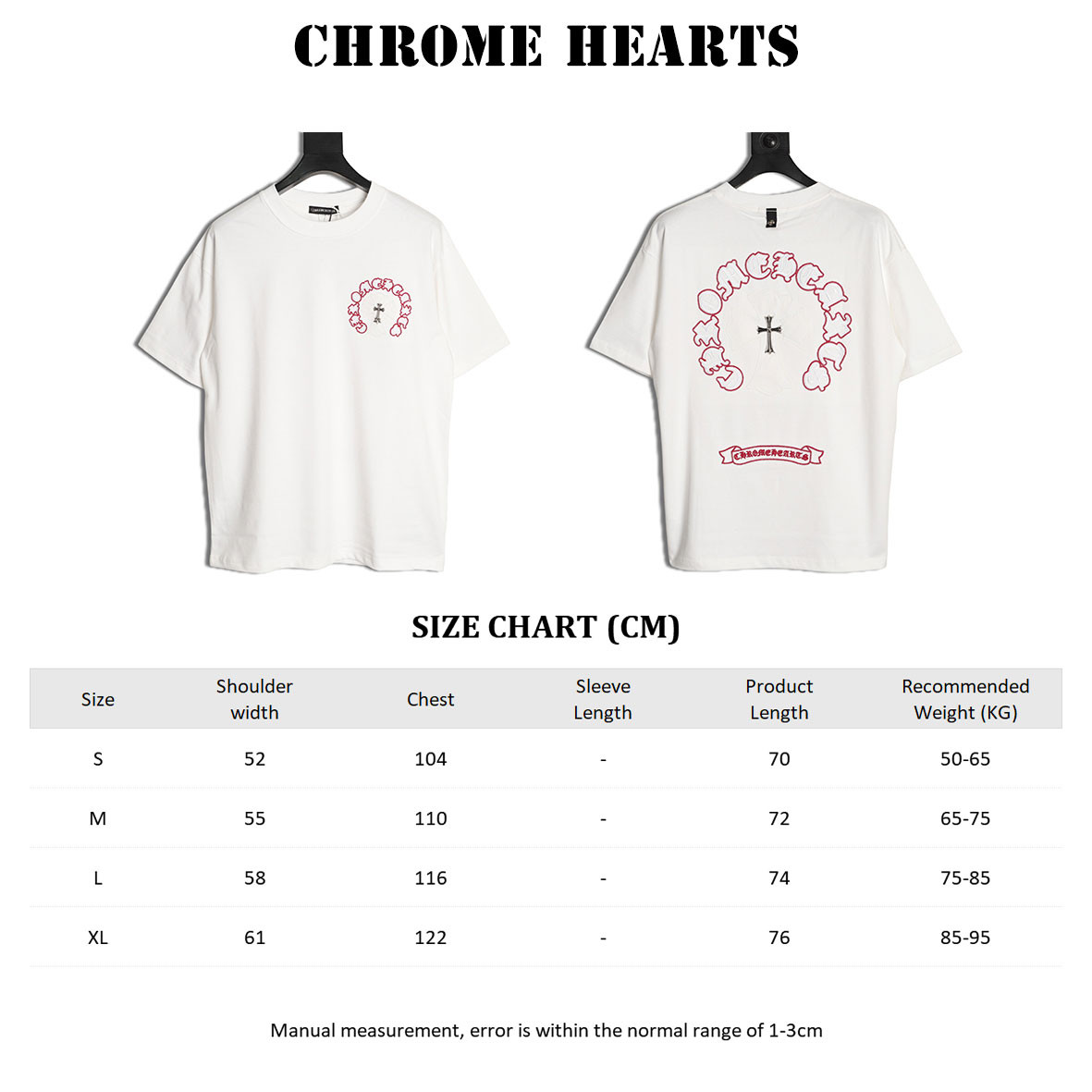 Chrome Hearts Short-sleeved T-shirt