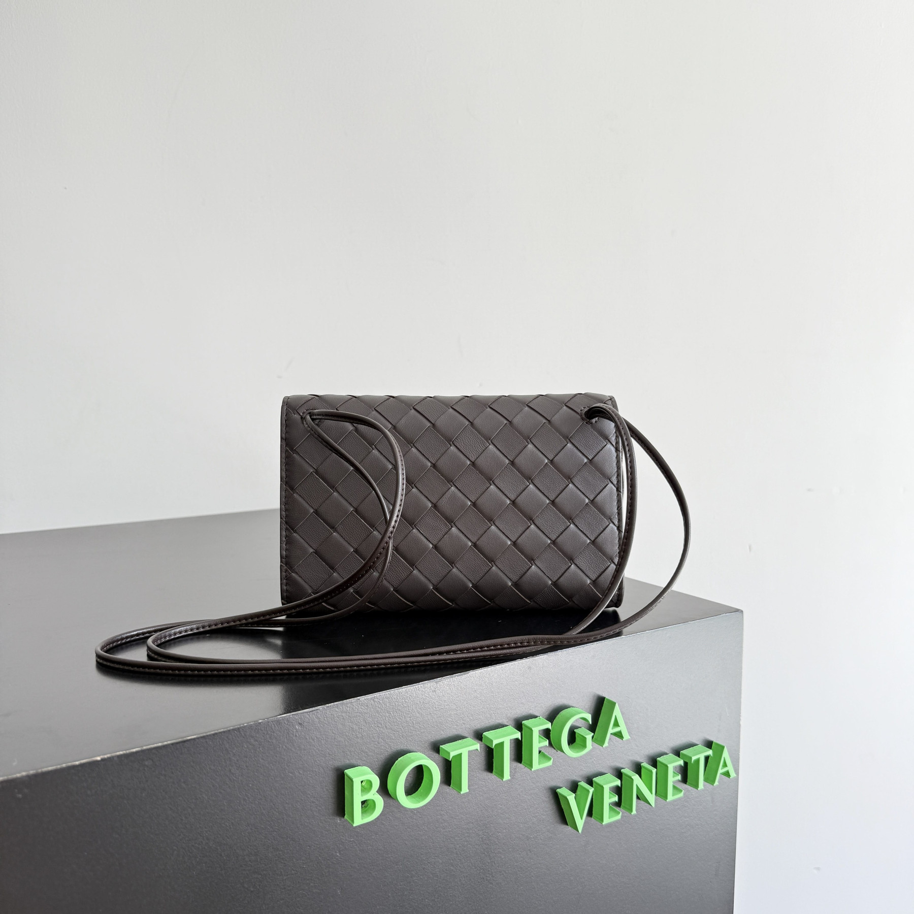 Bottega Veneta Andiamo Pouch on Strap 19x12.6x2cm
