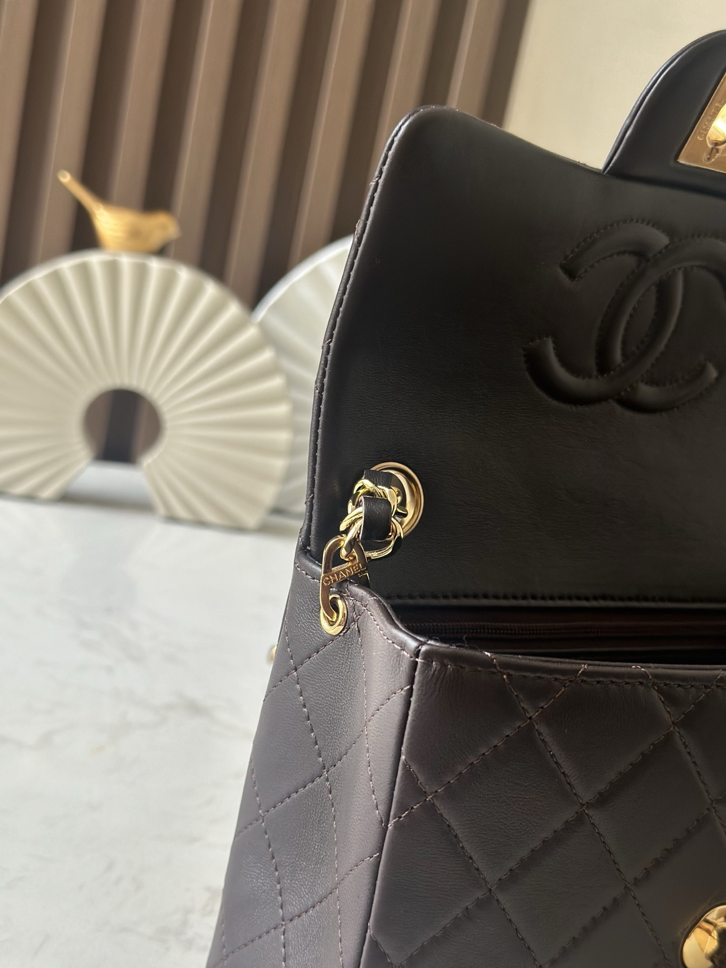 Ch**el Mini Square Flap Bag 17.5cm