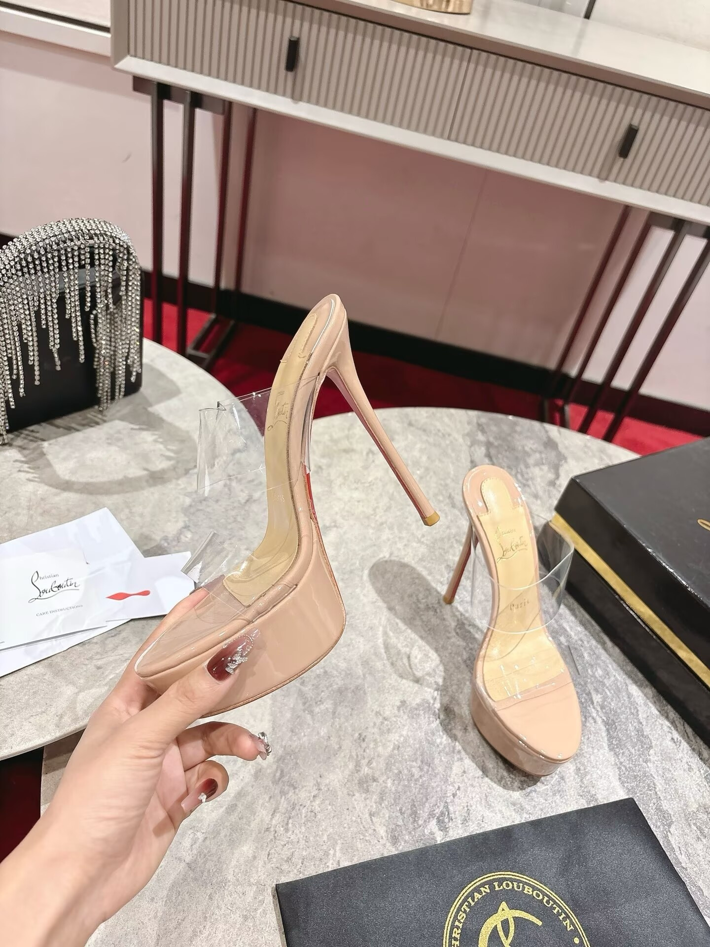 UA Christian Louboutin Just Nothing Alta 12.5cm Heel