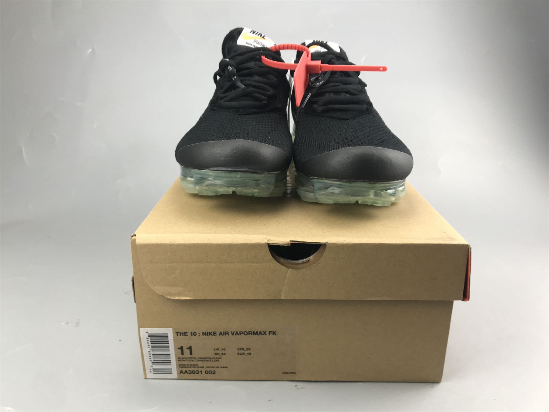 UA NIKE OFF-WHITE X AIR VAPORMAX 