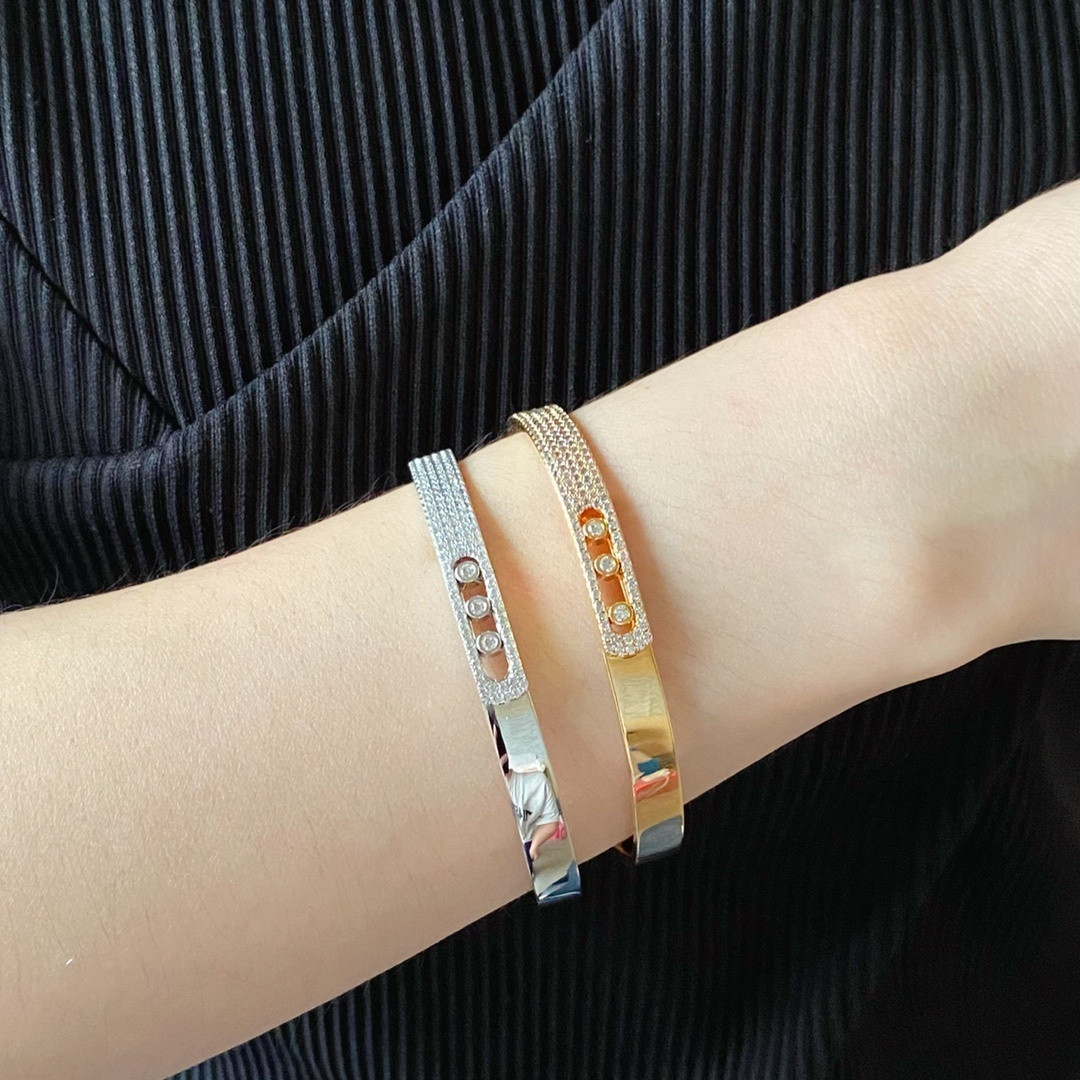 Messika Half-set Diamond Bracelet