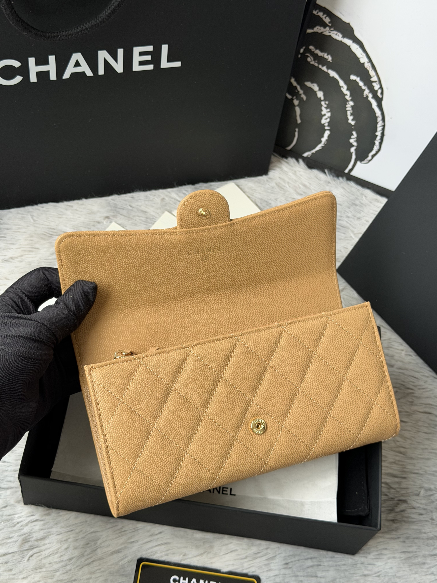 Ch**el wallet 80758 10x19x3cm