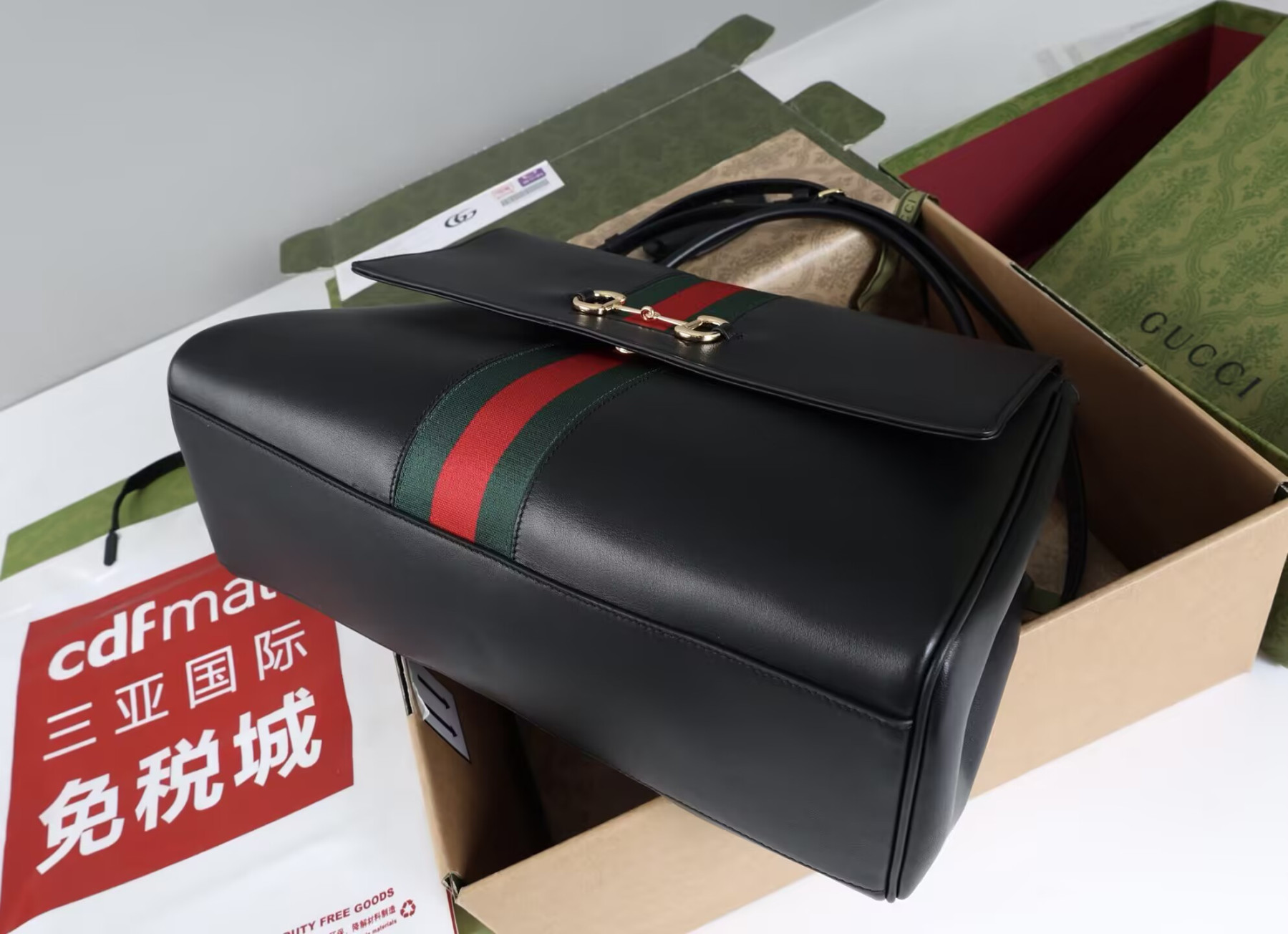 Gucci Horsebit Bag 37x29x13cm