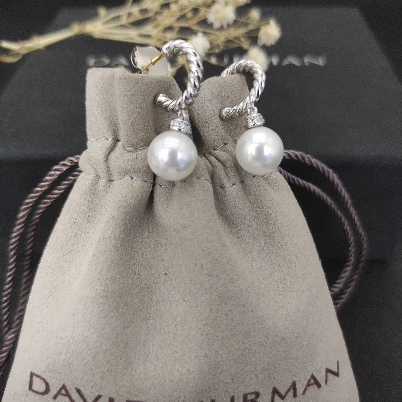 David Yurman pearl Earrings