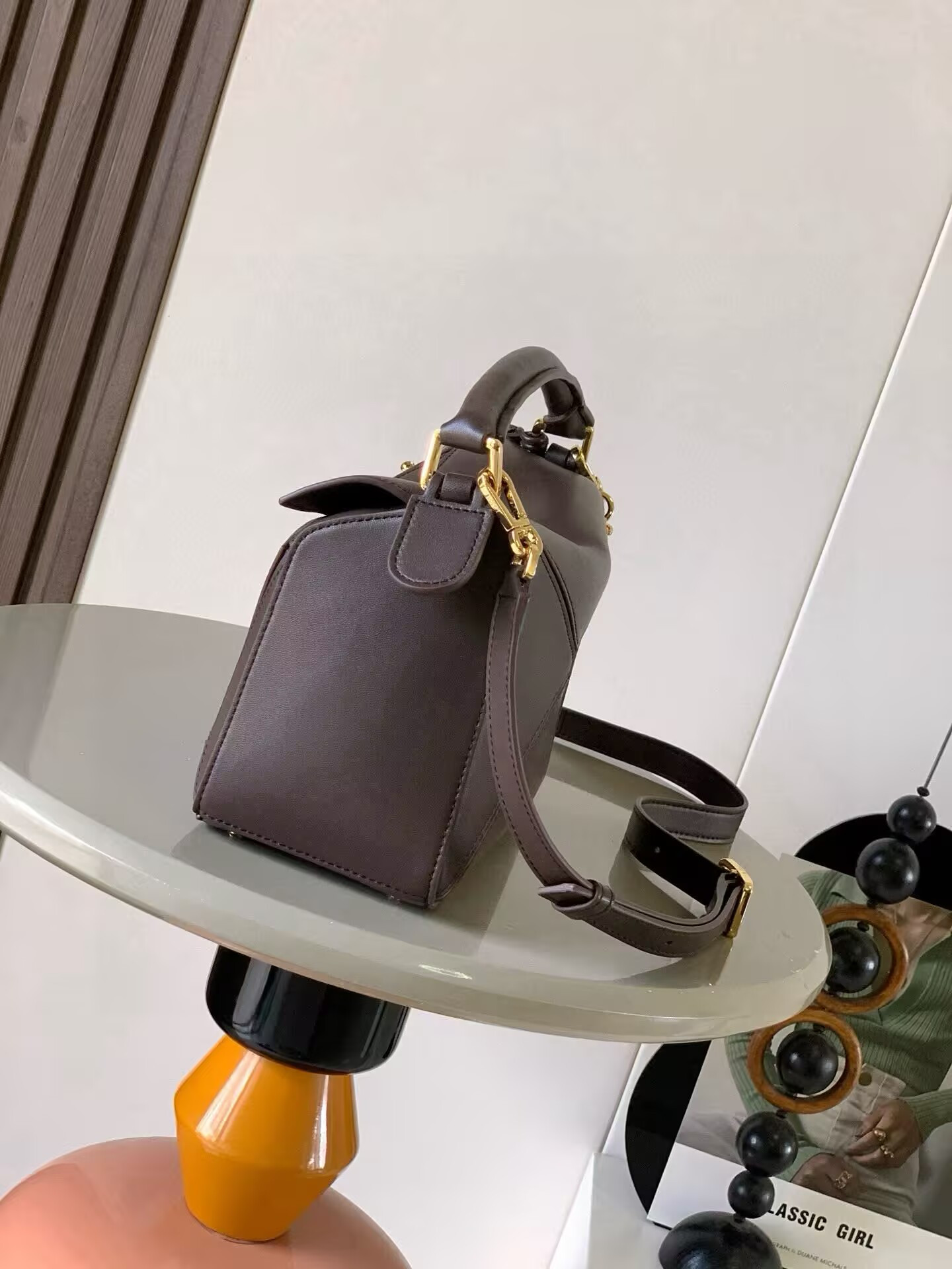 LOEWE Small Featherlight Puzzle Bag in Nappa Lambskin 16.5x24x10.5cm