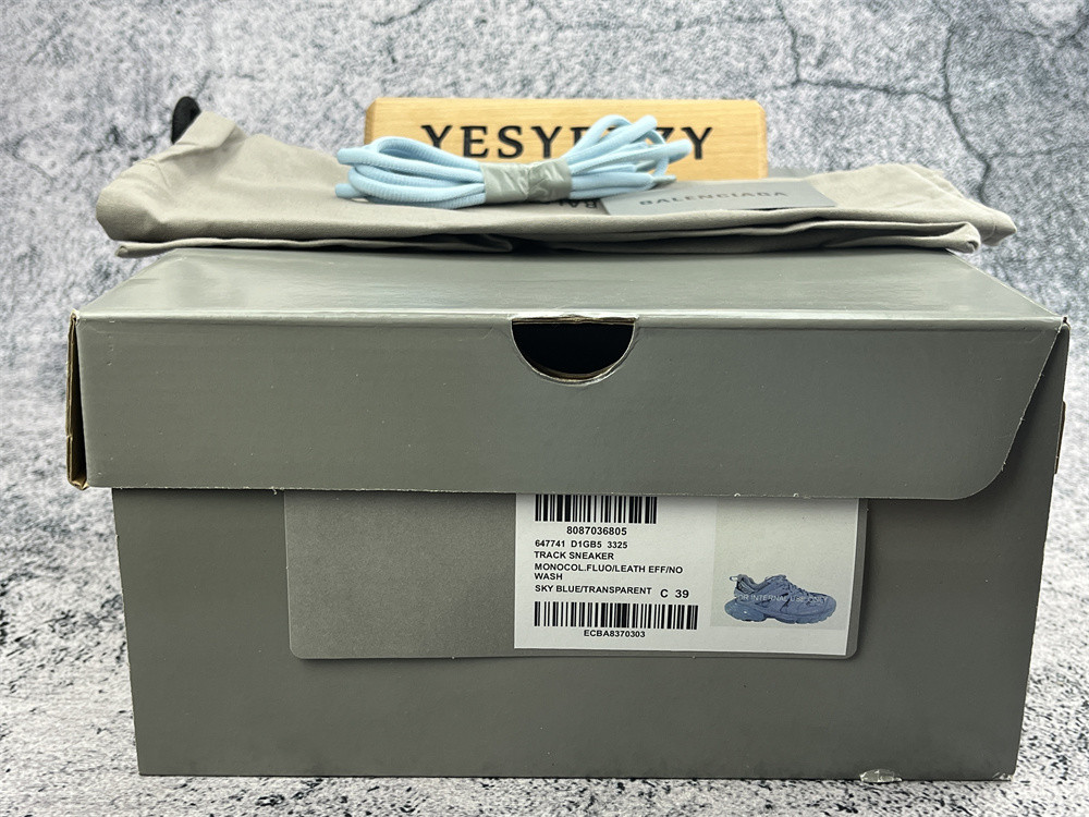 UA TRACK SNEAKER SKY BLUE TRANSPARENT