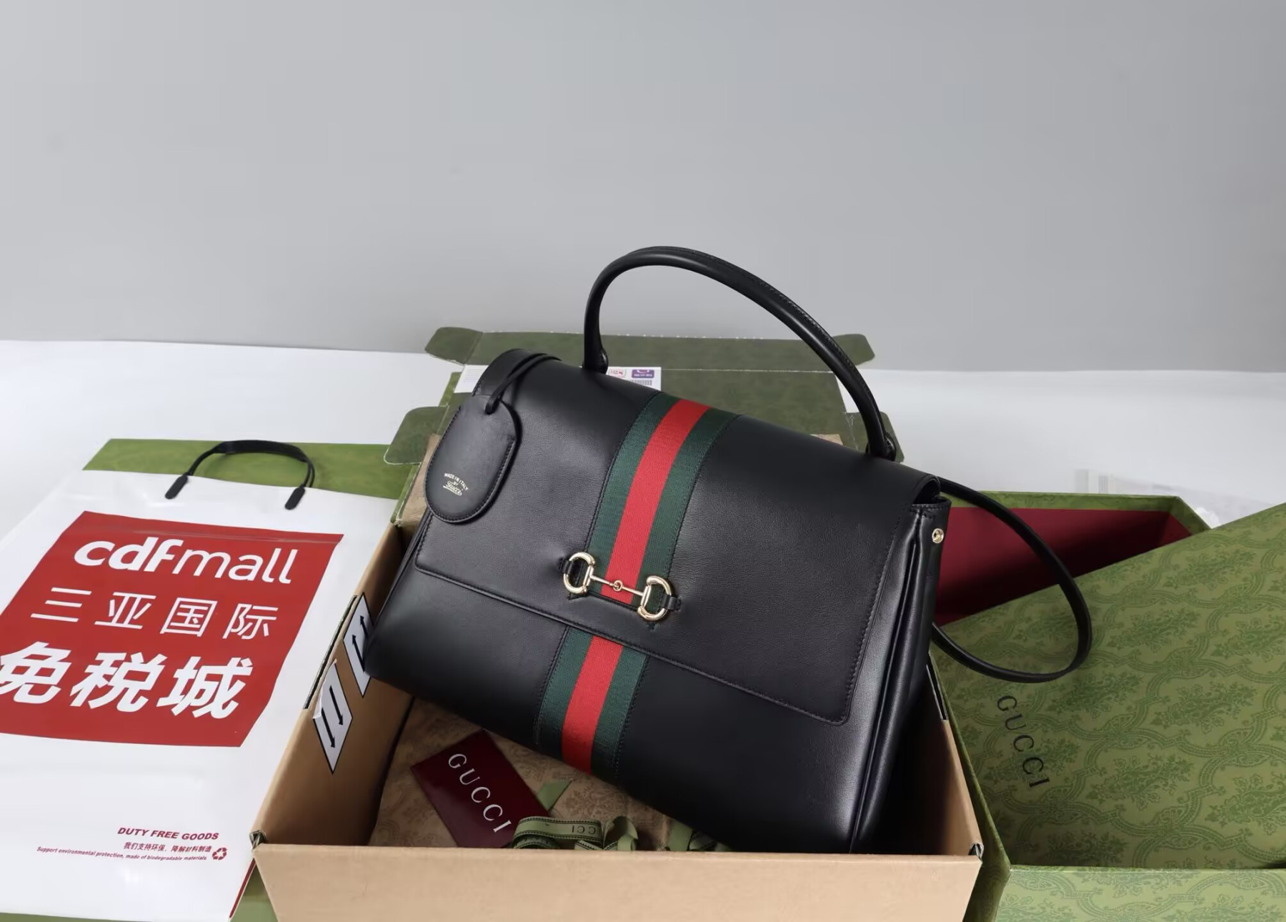 Gucci Horsebit Bag 37x29x13cm