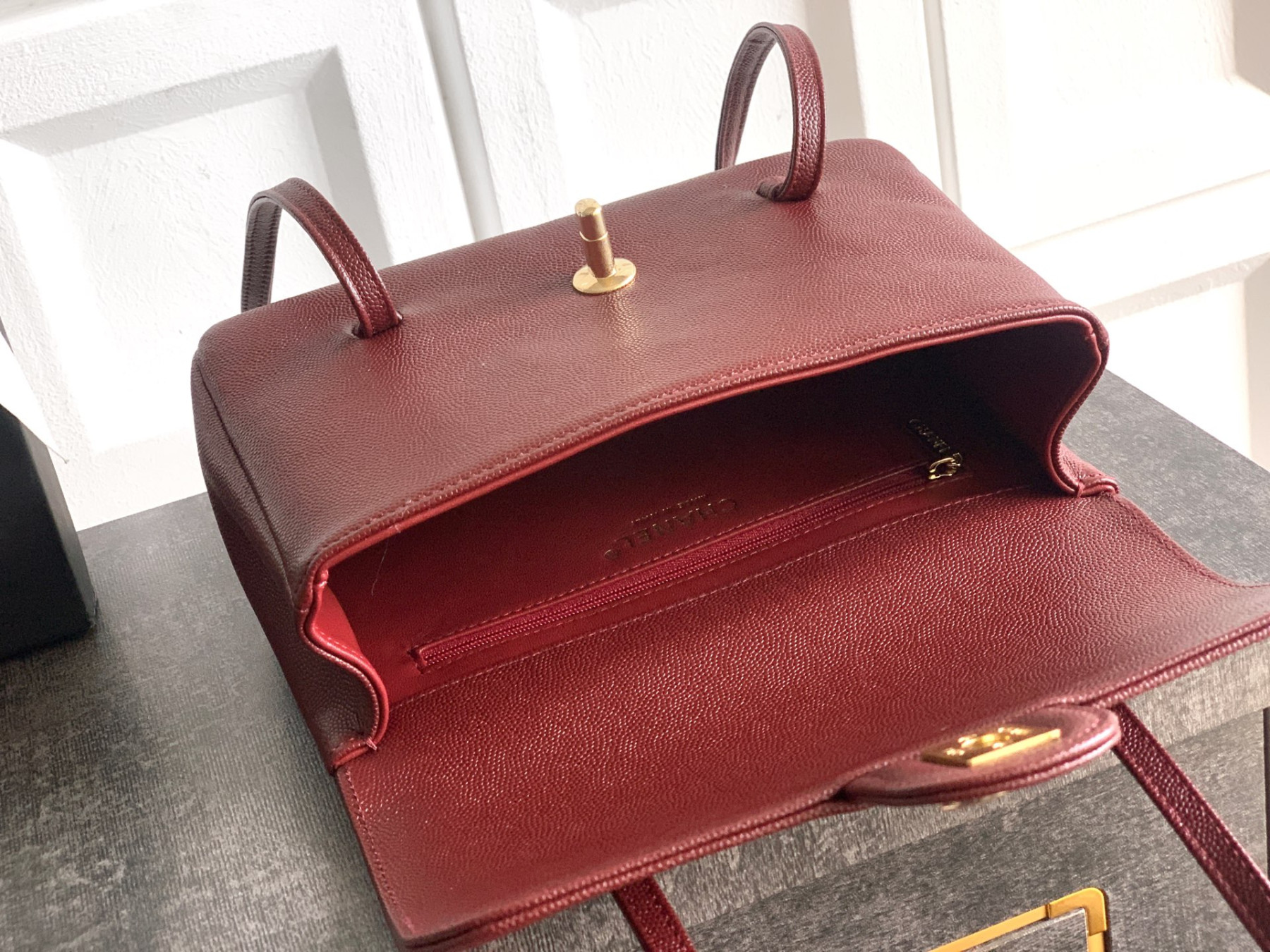 Ch**el small flap bag as6130 15x22x7cm