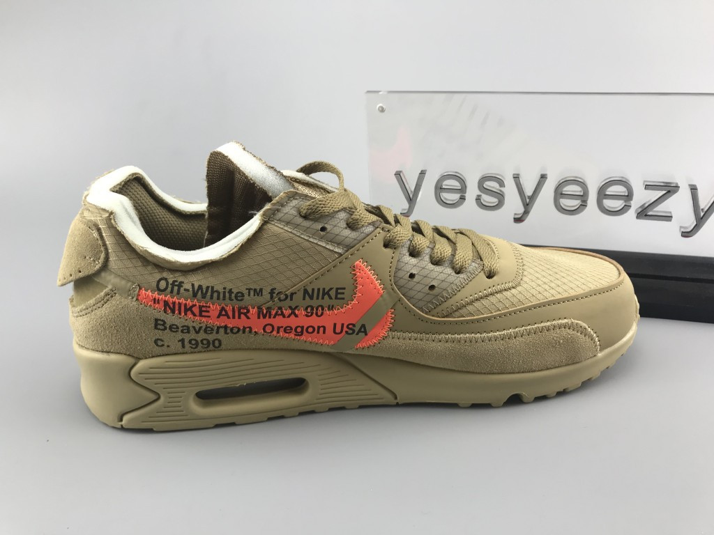 UA THE 10 OFF WHITE NIKE AIR MAX 90 DESERT ORE