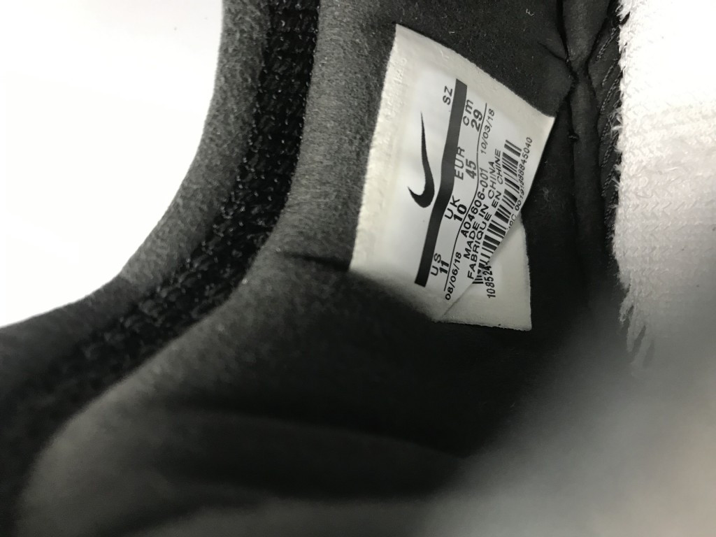 UA THE TEN OFF WHITE NIKE AIR FORCE 1 LOW BLACK