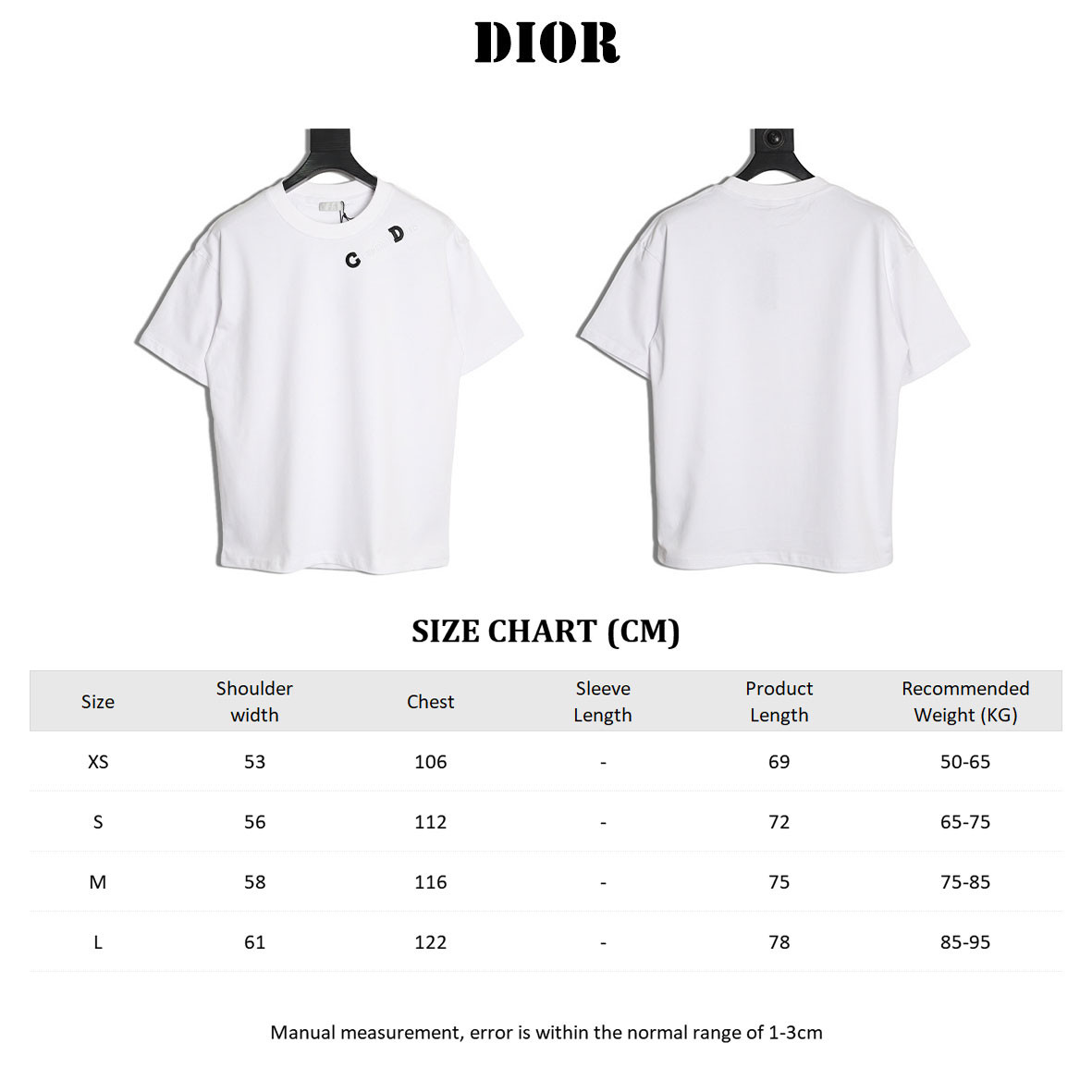 Dior 26ss Short-sleeved T-shirt