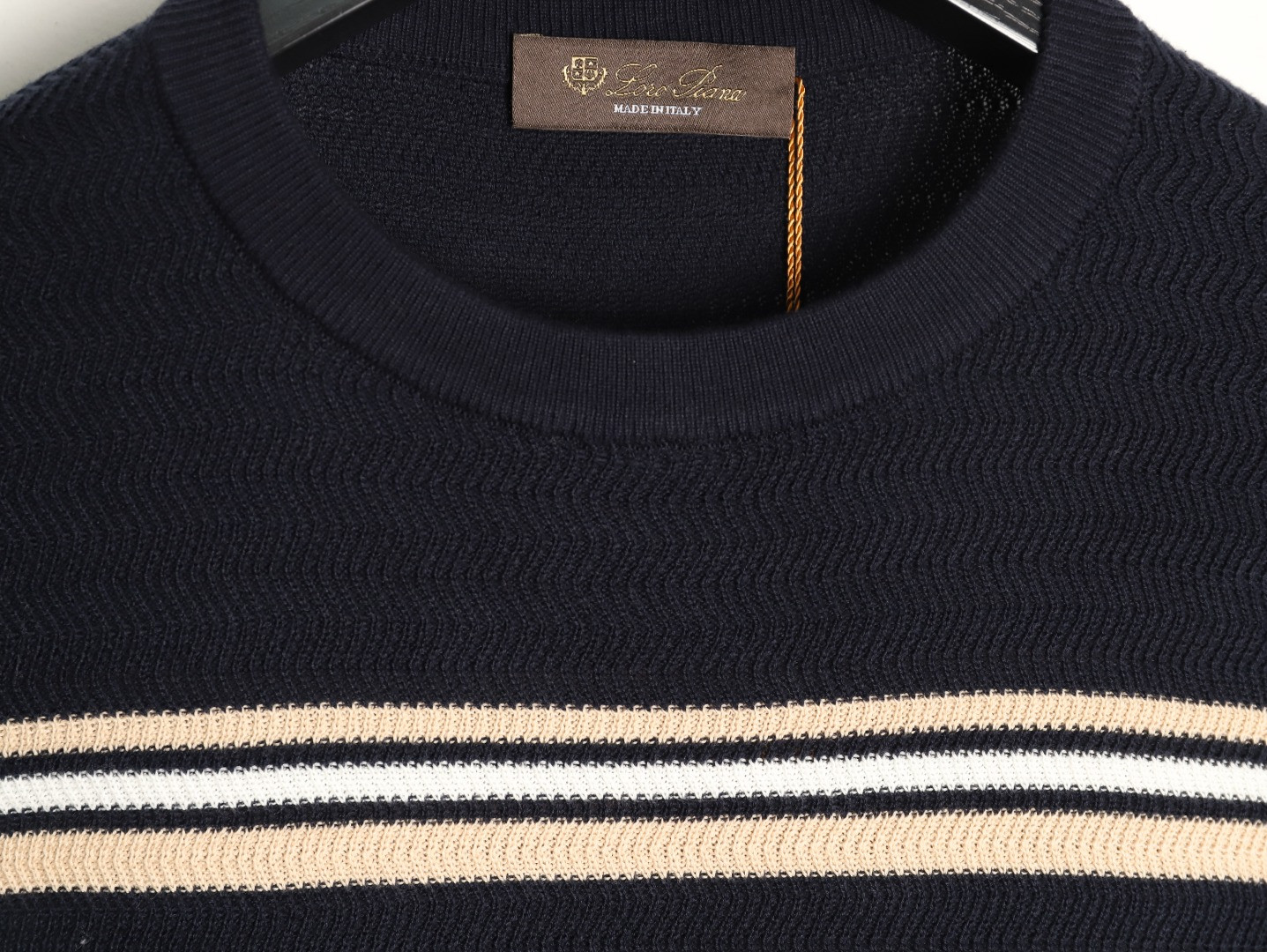 LORO PIANA Knitting Short-sleeved T-shirt