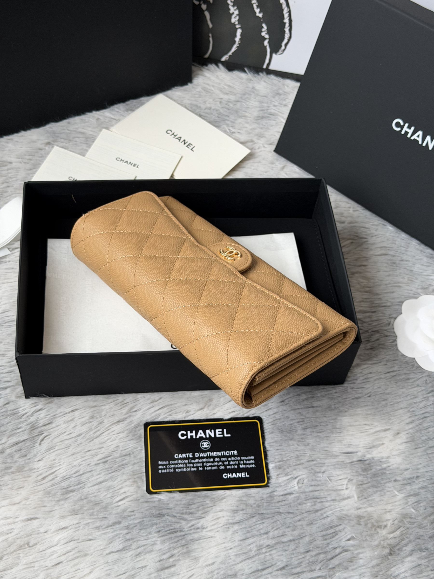 Ch**el wallet 80758 10x19x3cm