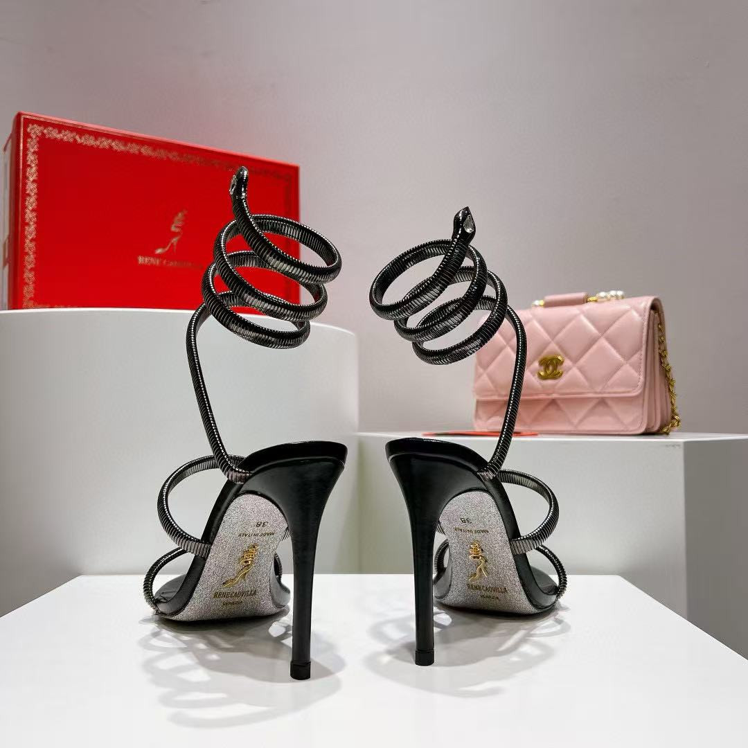 UA RENÉ CAOVILLA Cleo Pumps Sandals 95mm