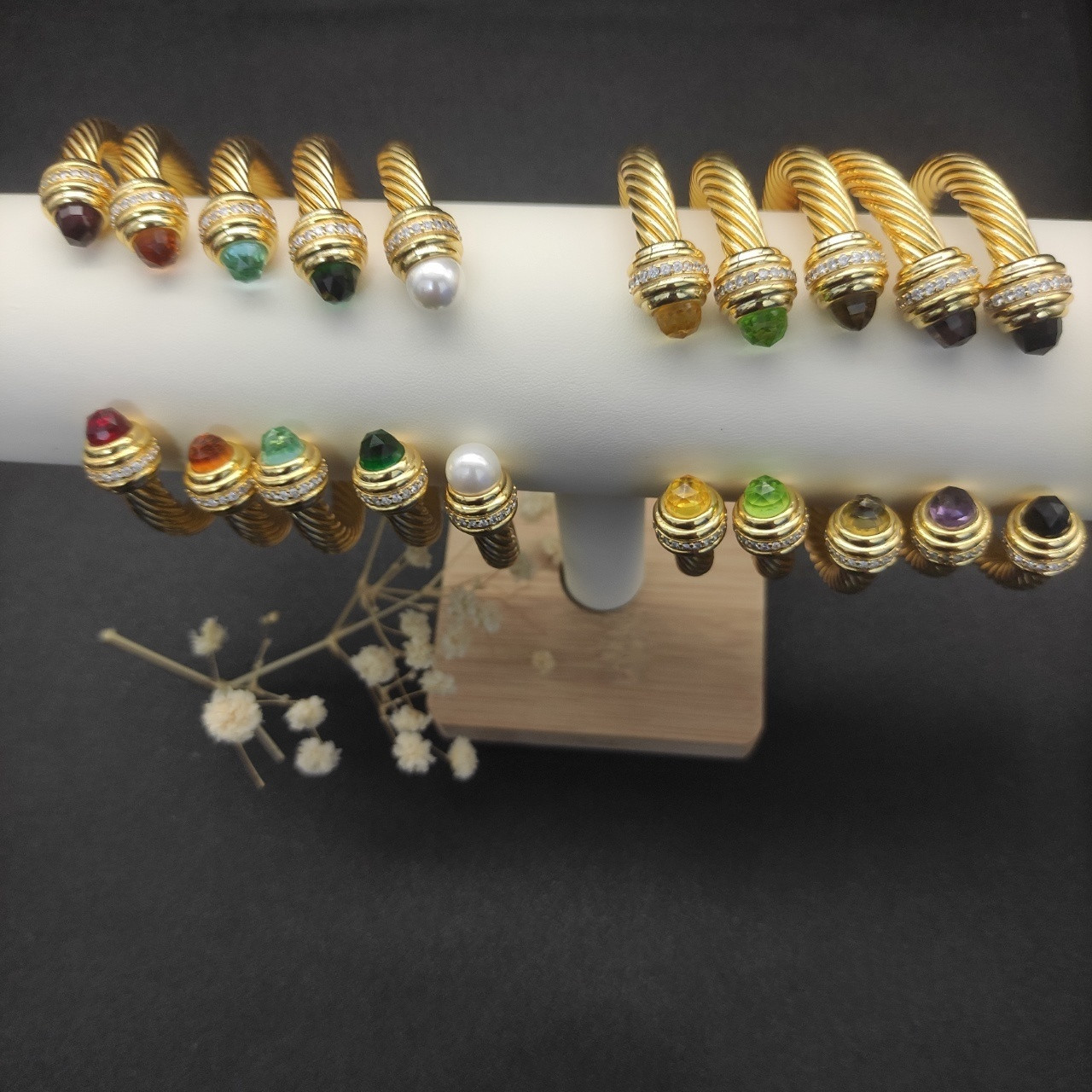 David Yurman 7mm Wrap Bracelet(wrist circumference 16-20cm)