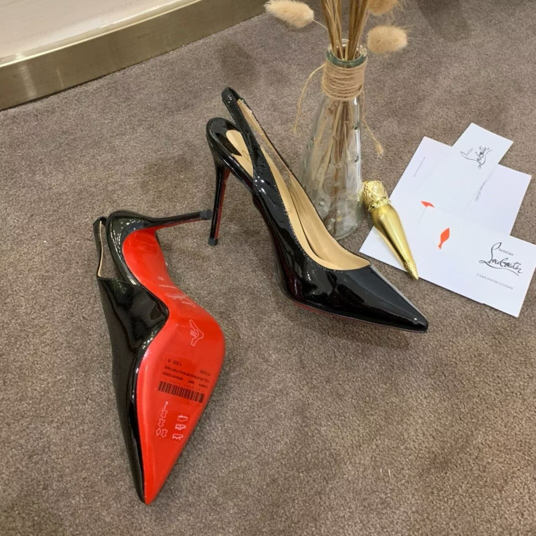 UA Christian Louboutin Kate Sling 100 mm Slingback Pumps(Customized, no exchange no return, about 15 days)